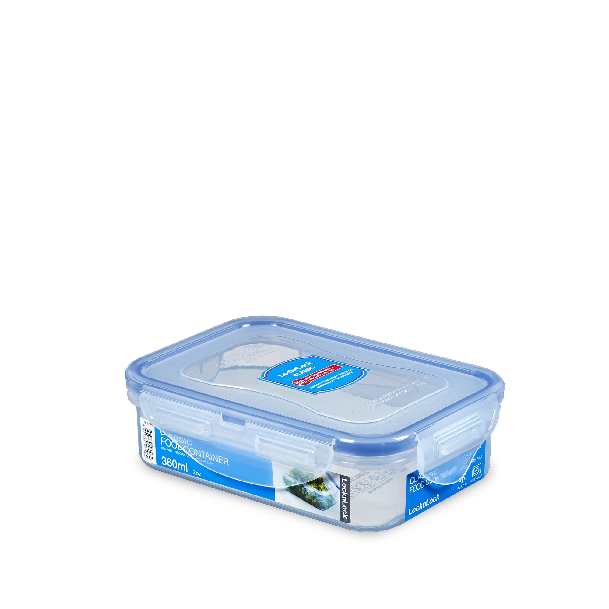 LocknLock - food storage container PP CLASSIC rectangle flat 360 ml
