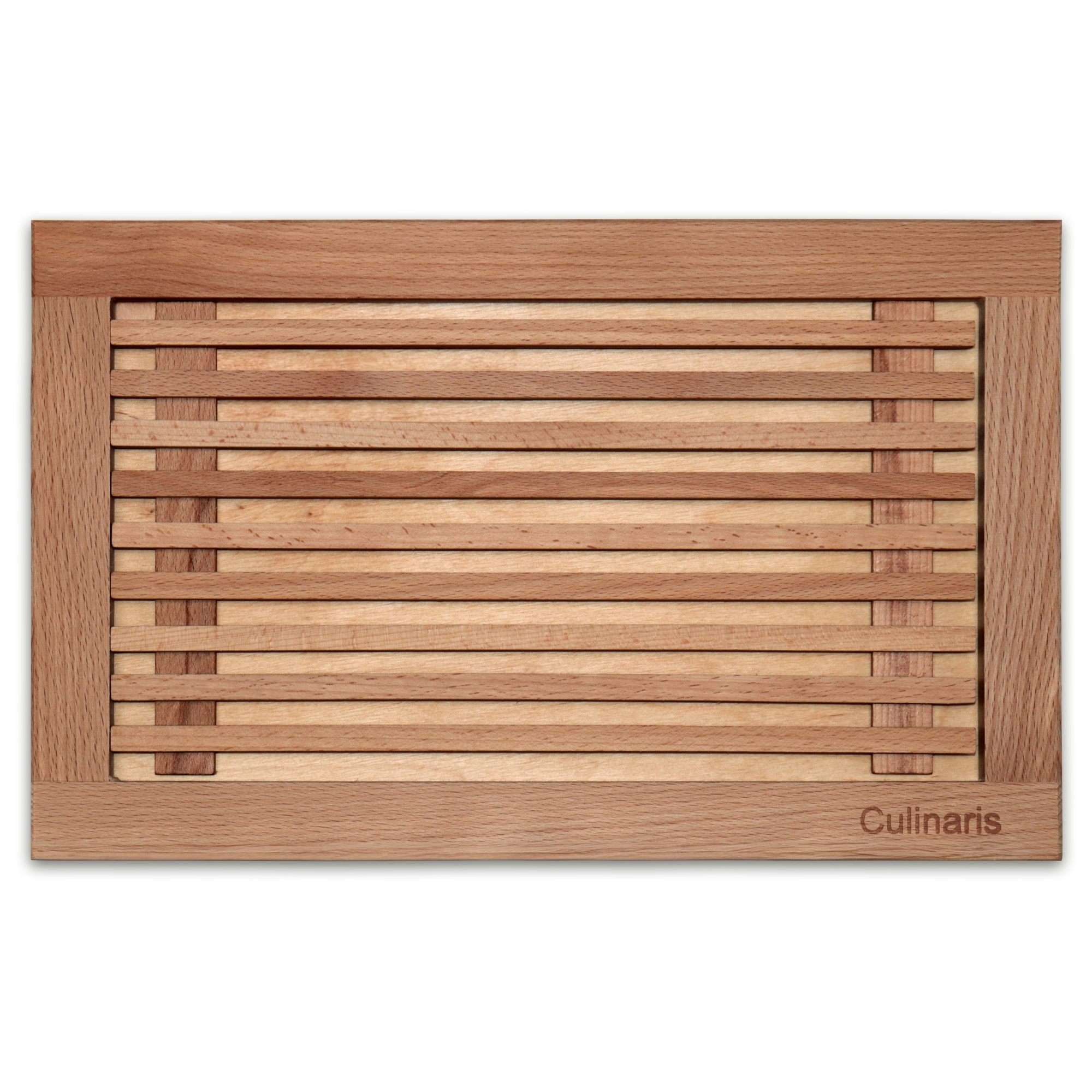 Bread cutting board - beech wood - 40 x 25 cm | Culinaris Bread cutting board - beech wood - 40 x 25 cm | Culinaris