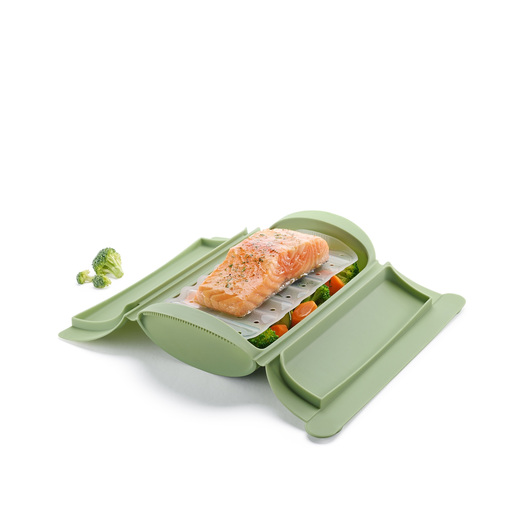 Lékué – Steamer with tray, 1–2 portions