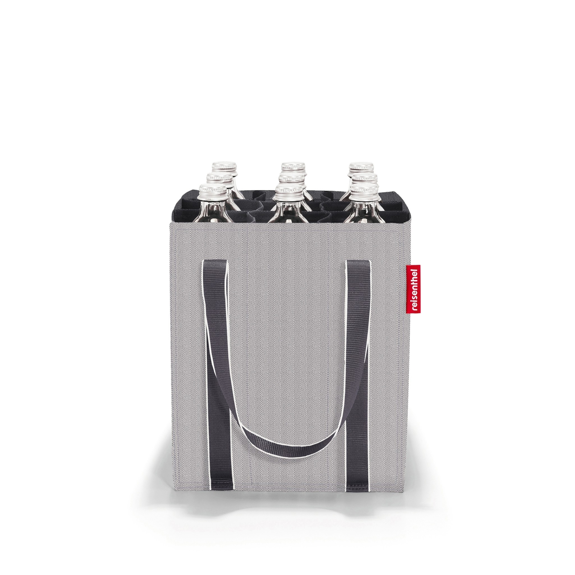 reisenthel - bottlebag - herringbone grey reisenthel - bottlebag - herringbone grey