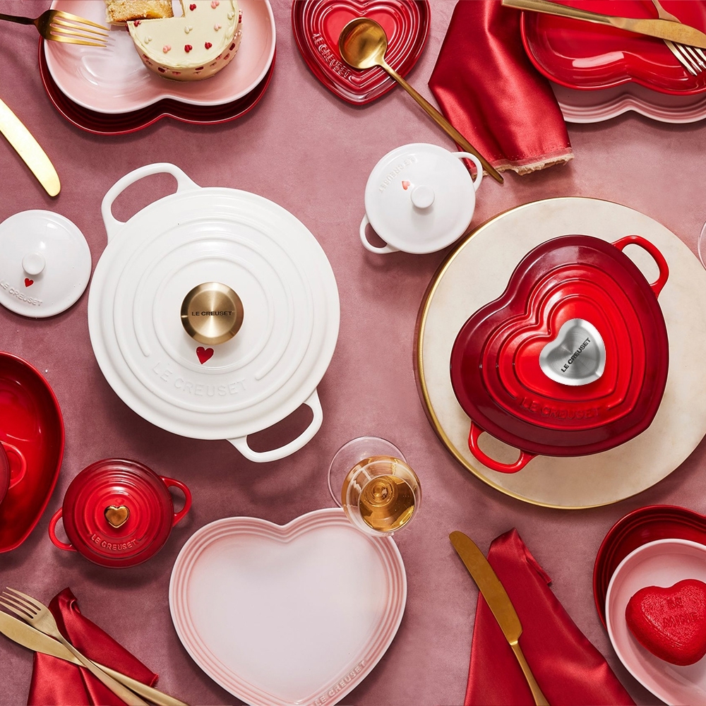 Le Creuset - Herzschale 20 cm - Shell Pink