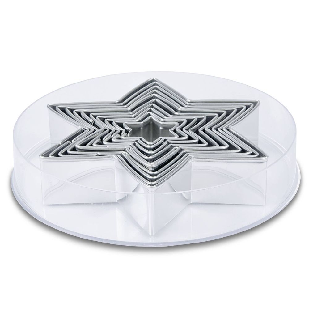 Städter - Professional cutter Stars 3–12 cm - Set of 10