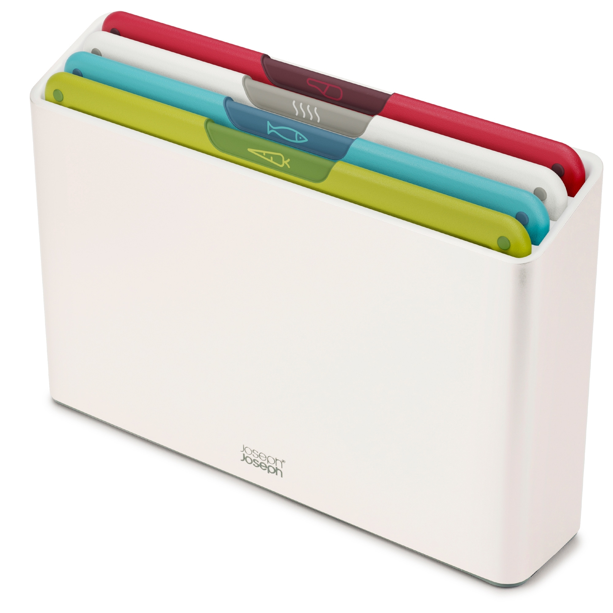 Joseph Joseph - Folio™ Icon 4-teiliges Schneidebrett-Set Regular - Weiß