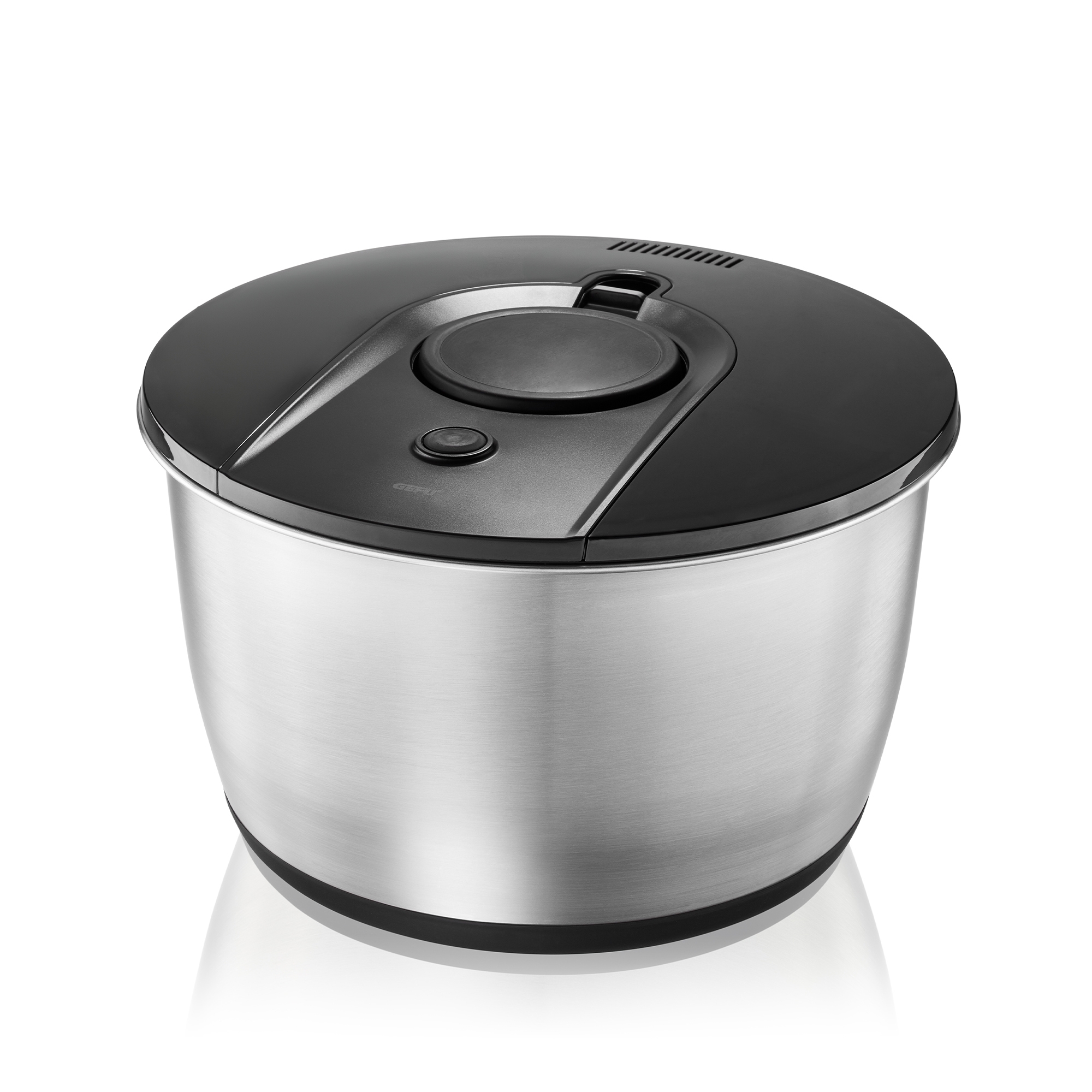 Gefu - PUSH IT salad spinner, Ø 25 cm stainless steel