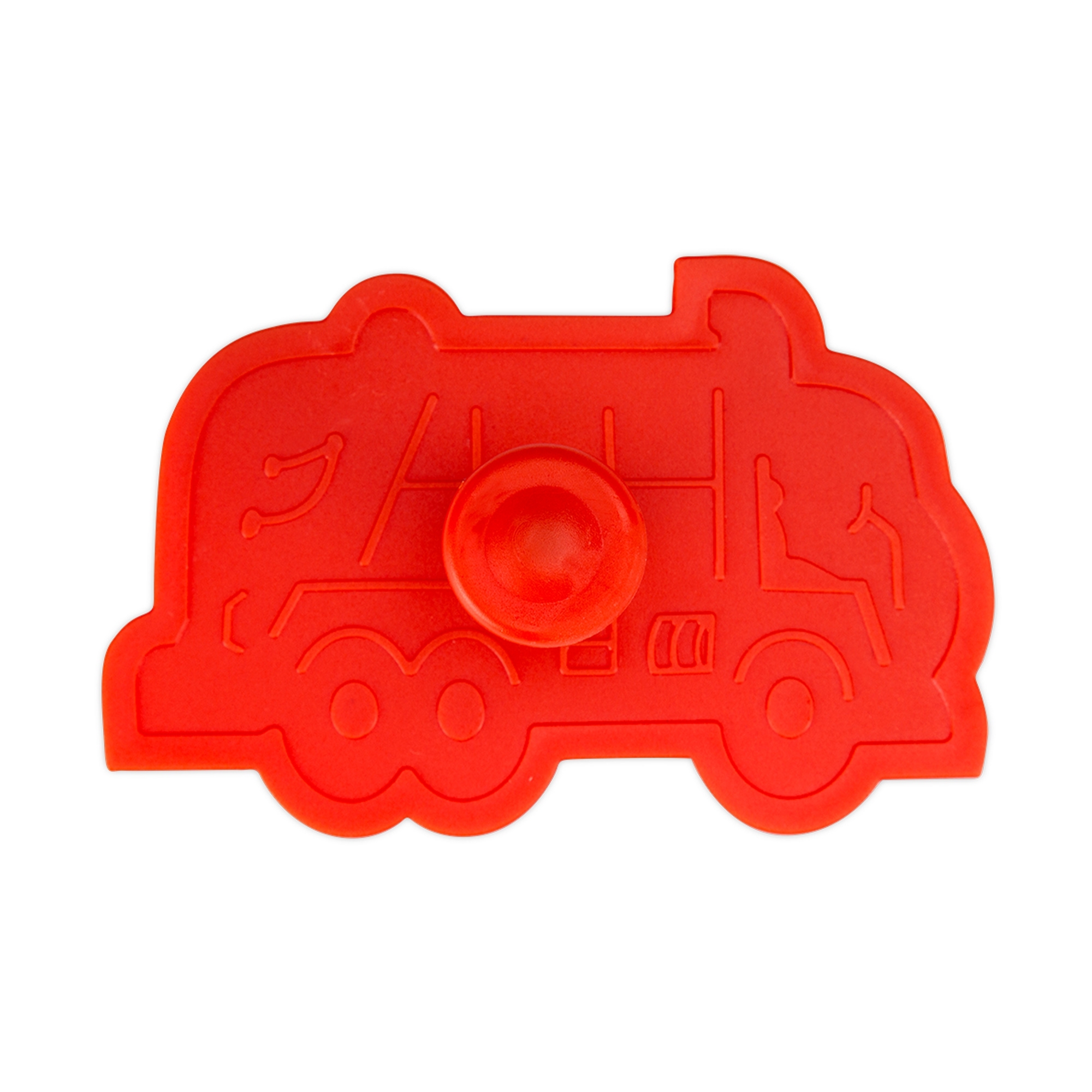 Städter - cookie cutter garbage truck 7.5 cm - orange