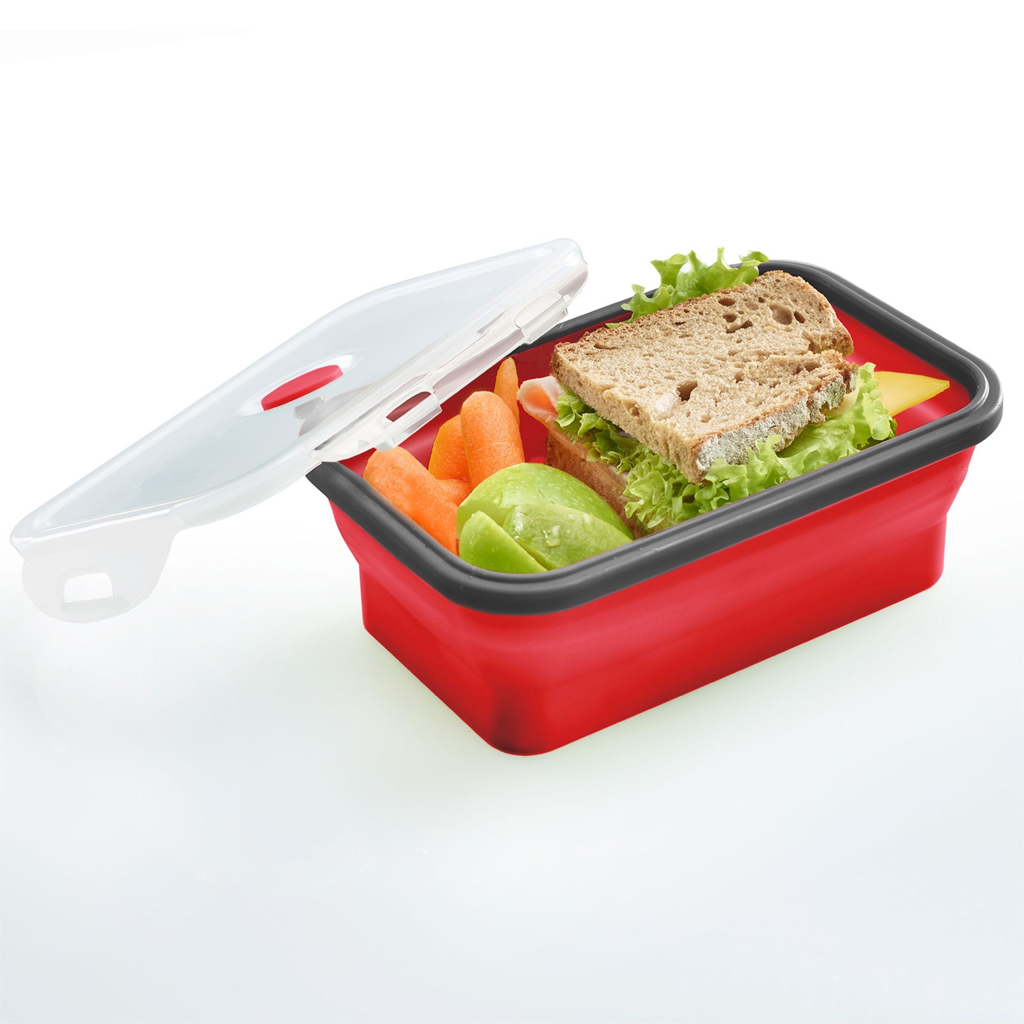 Westmark - Food storage box, foldable, angular, 850 ml
