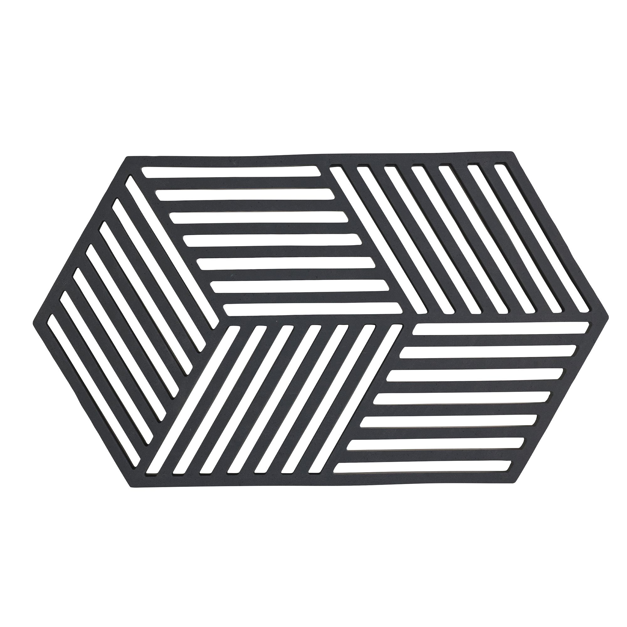 Zone - Hexagon Untersetzer -  Black