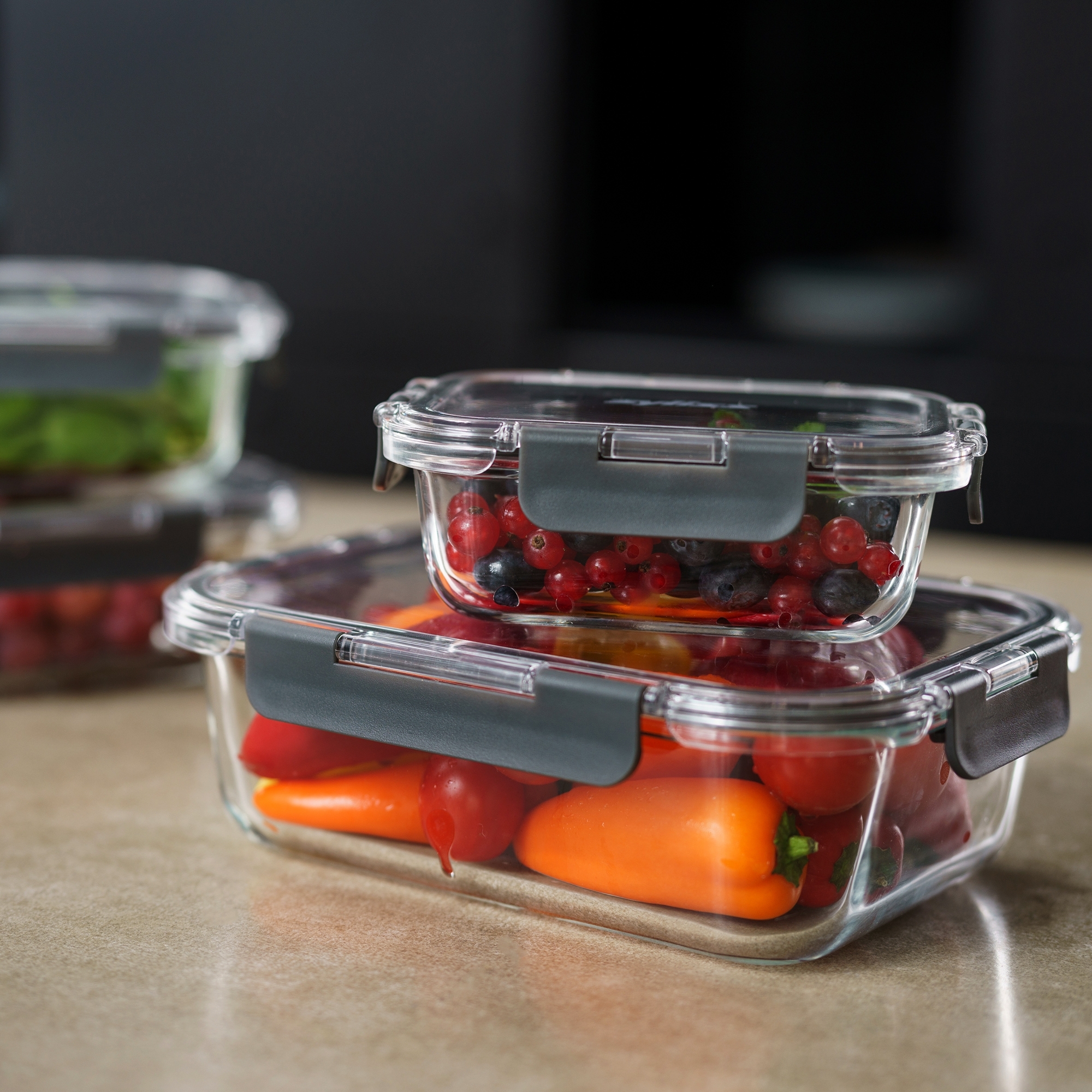 Zyliss - Glass Storage Container Set | 4-piece