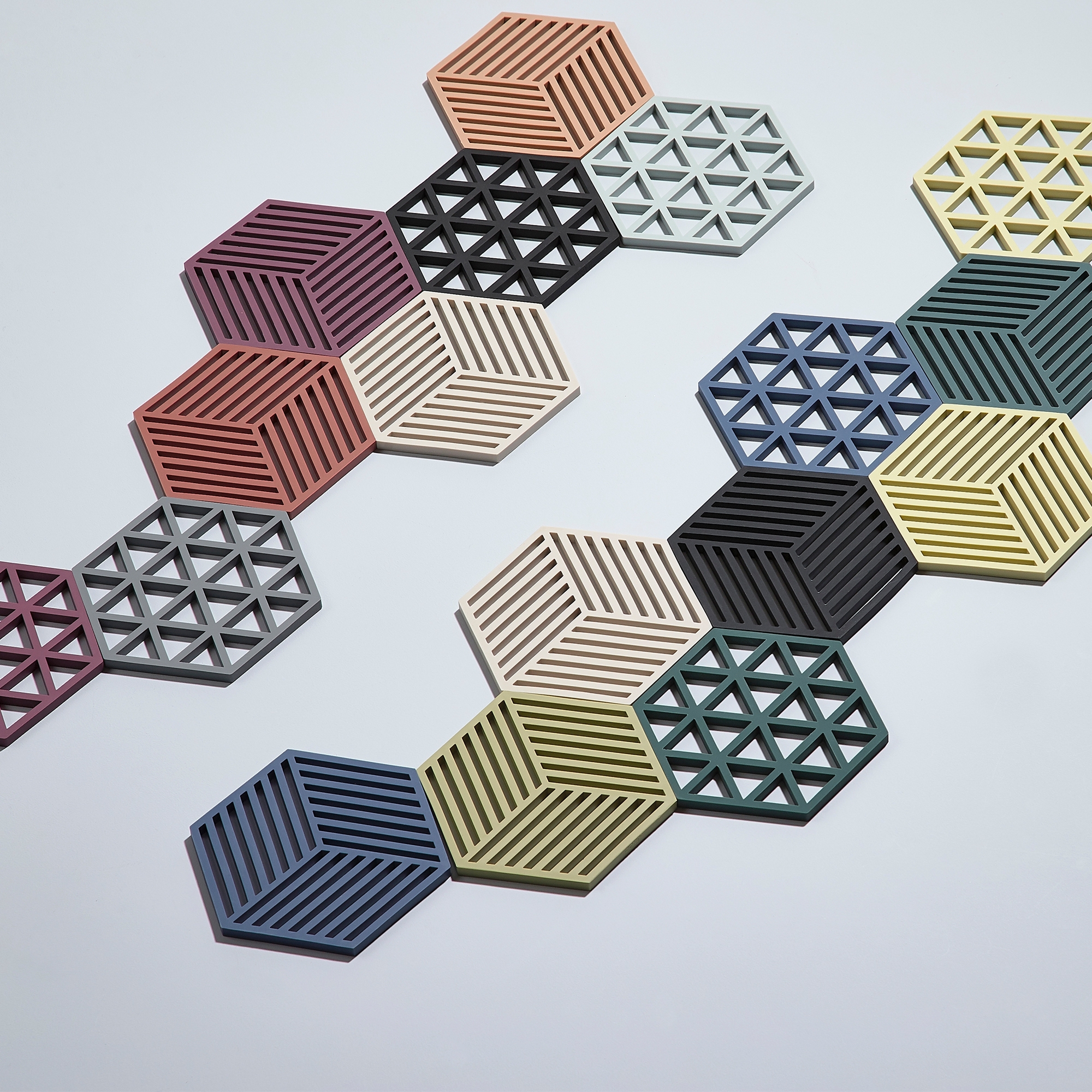 Zone - Hexagon Trivet - Warm Grey