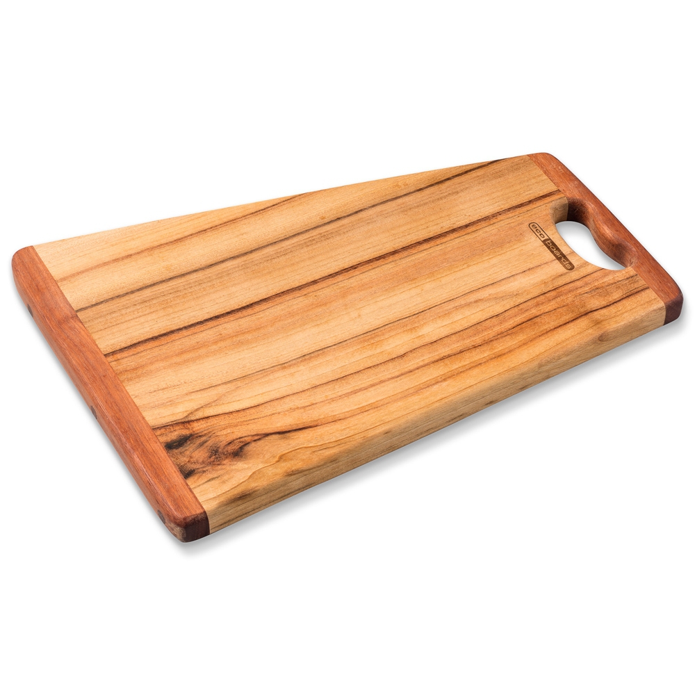 Macani Wood Ecoboards - Schneidbrett ca. 33 x 14/23.5 x 2.2 cm