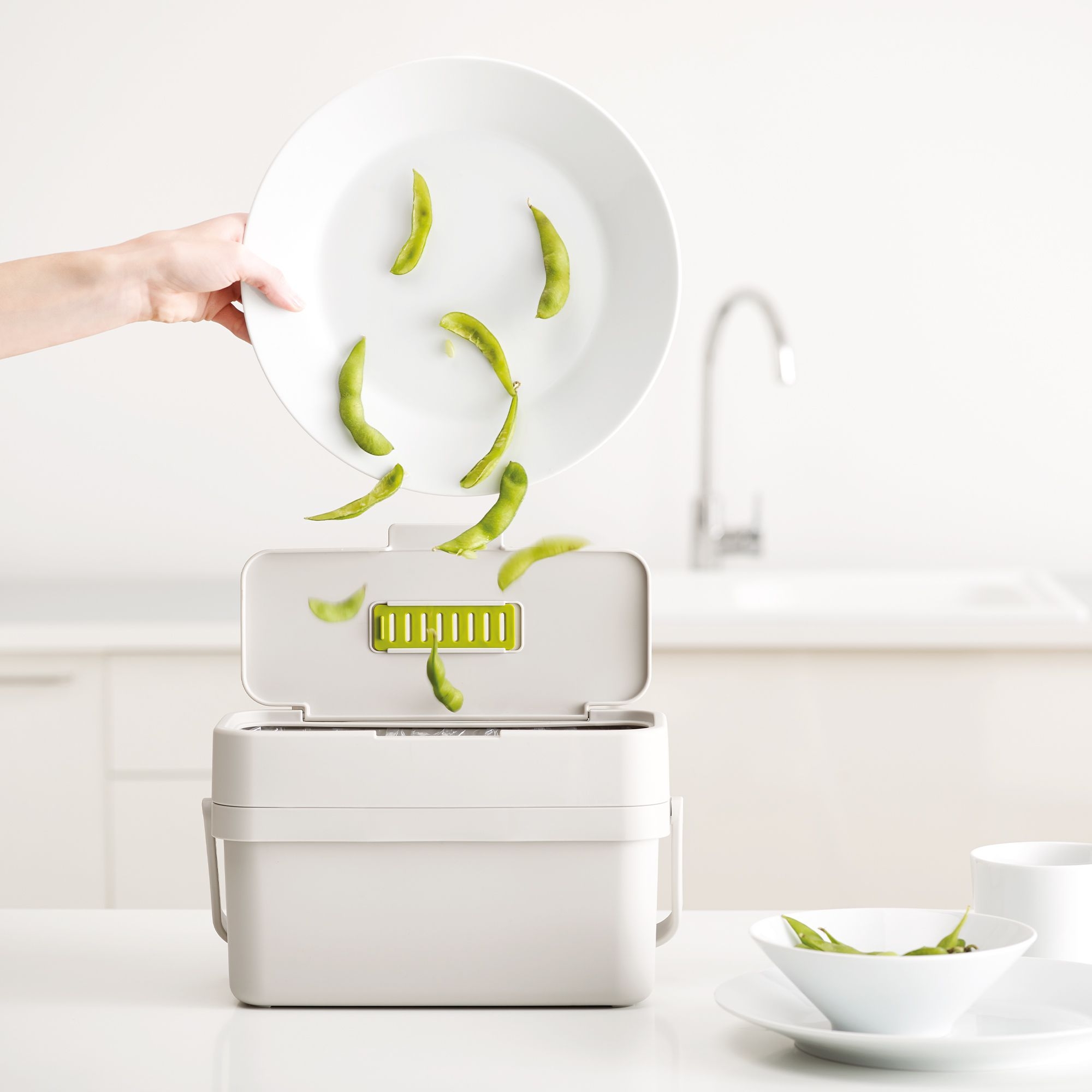 Joseph Joseph - Compo™ 4L Stone Food Waste Caddy Joseph Joseph - Compo™ 4L Stone Food Waste Caddy