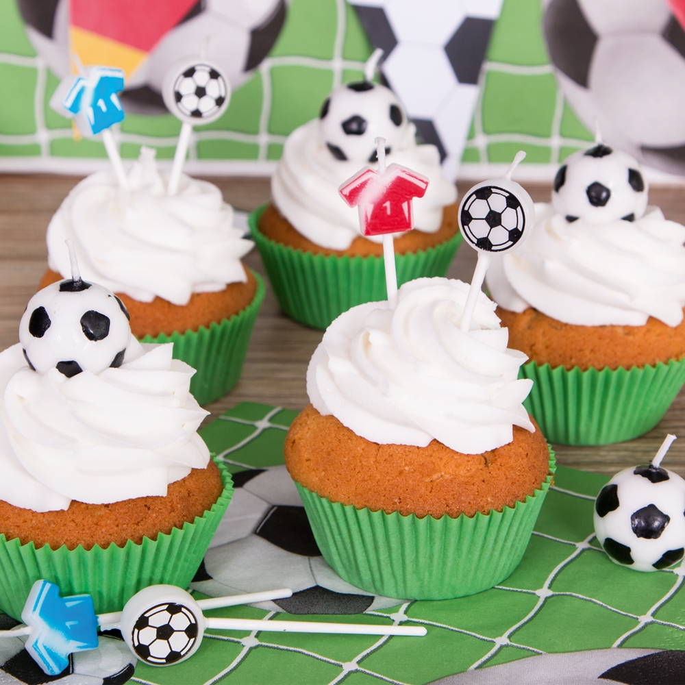 Städter - Kerze Fußball Bunt - 2,5 x 7,5 cm - 5-teiliges Set Städter - Kerze Fußball Bunt - 2,5 x 7,5 cm - 5-teiliges Set