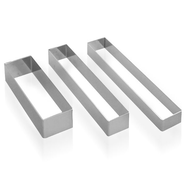de Buyer - Stainless steel rings - Rectangles sharp angles