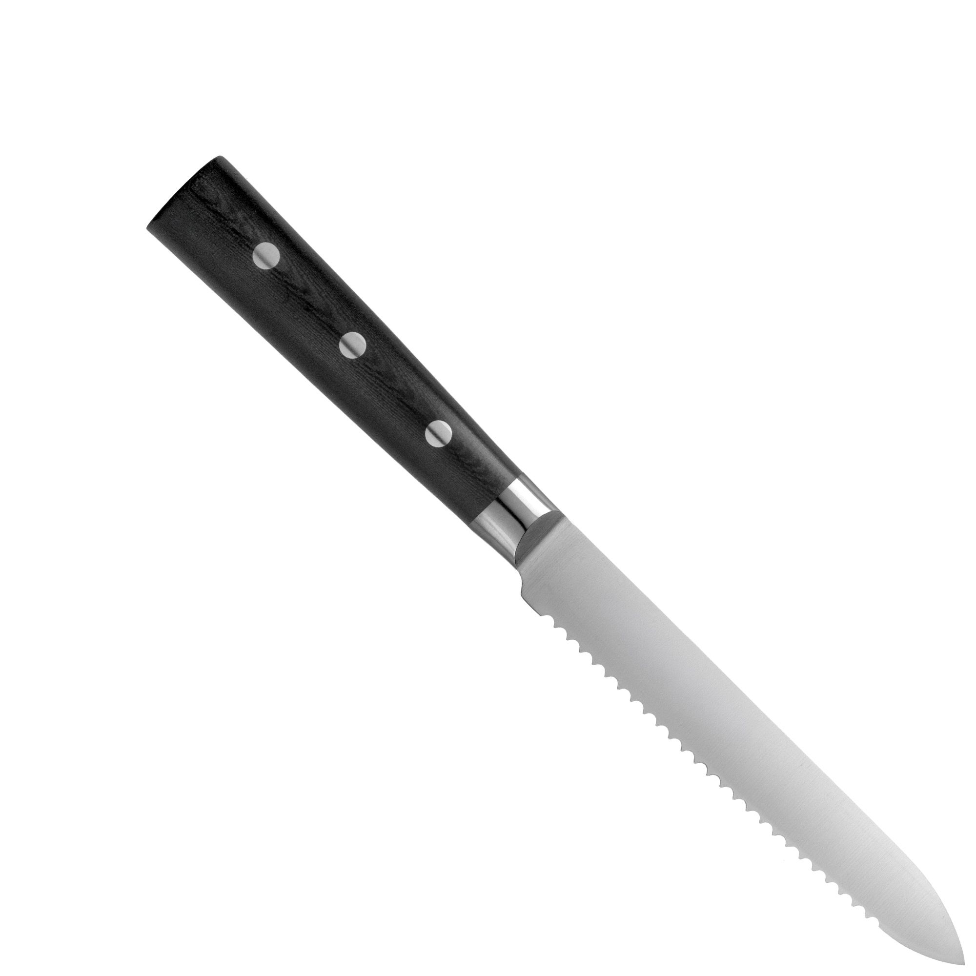 Universalmesser mit Wellenschliff - Black Serie - 13 cm - CB-22 | Culinaris