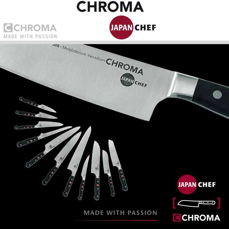 CHROMA JapanChef - J-01 Peeling Knife 9 cm