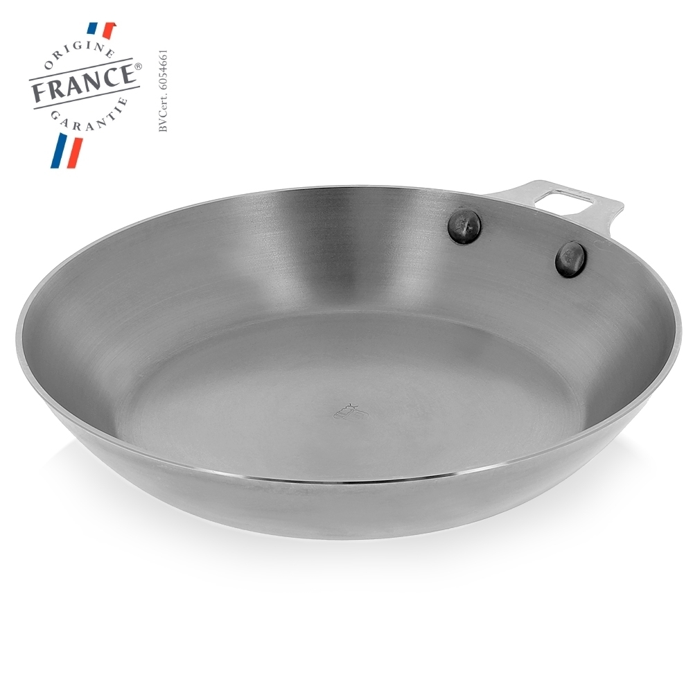 de Buyer - Mineral B Element - runde Eisenpfanne ohne Griff de Buyer - Mineral B Element - runde Eisenpfanne ohne Griff