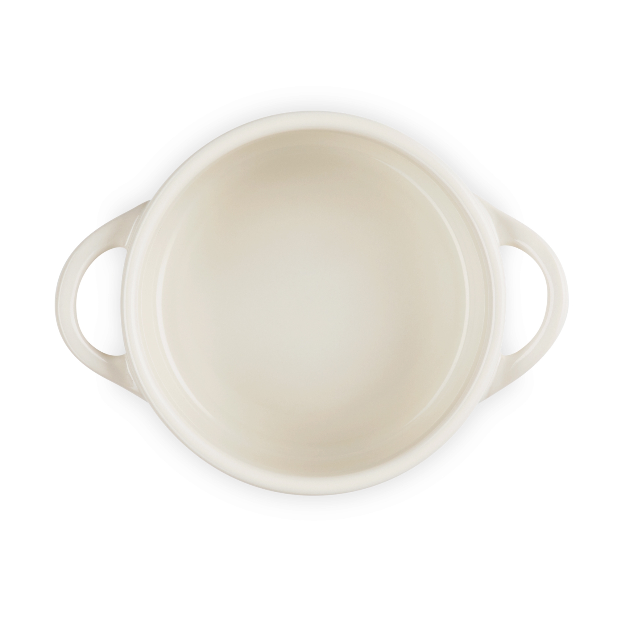 Le Creuset - Mini Cocotte - rund 250 ml - Jardin - Meringue