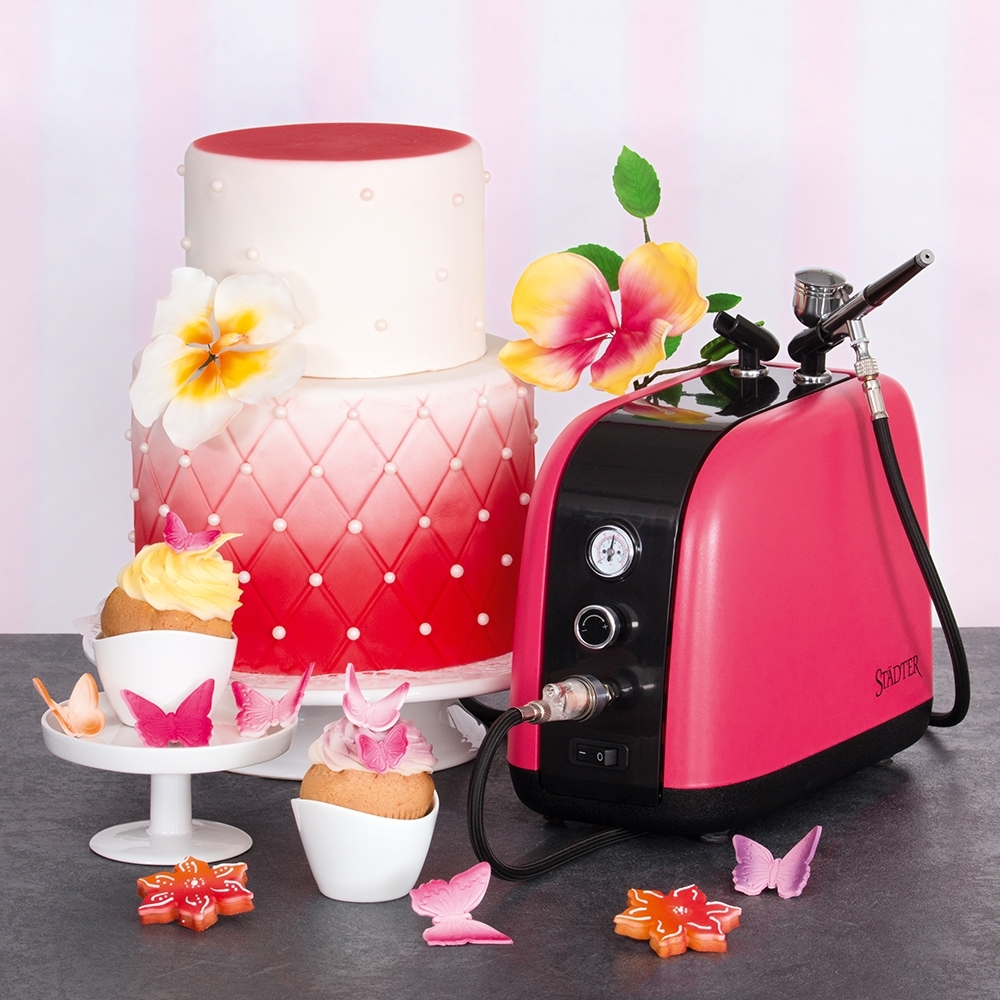 Städter - Airbrush-Kompressor -Set 10-teilig Städter - Airbrush-Kompressor -Set 10-teilig