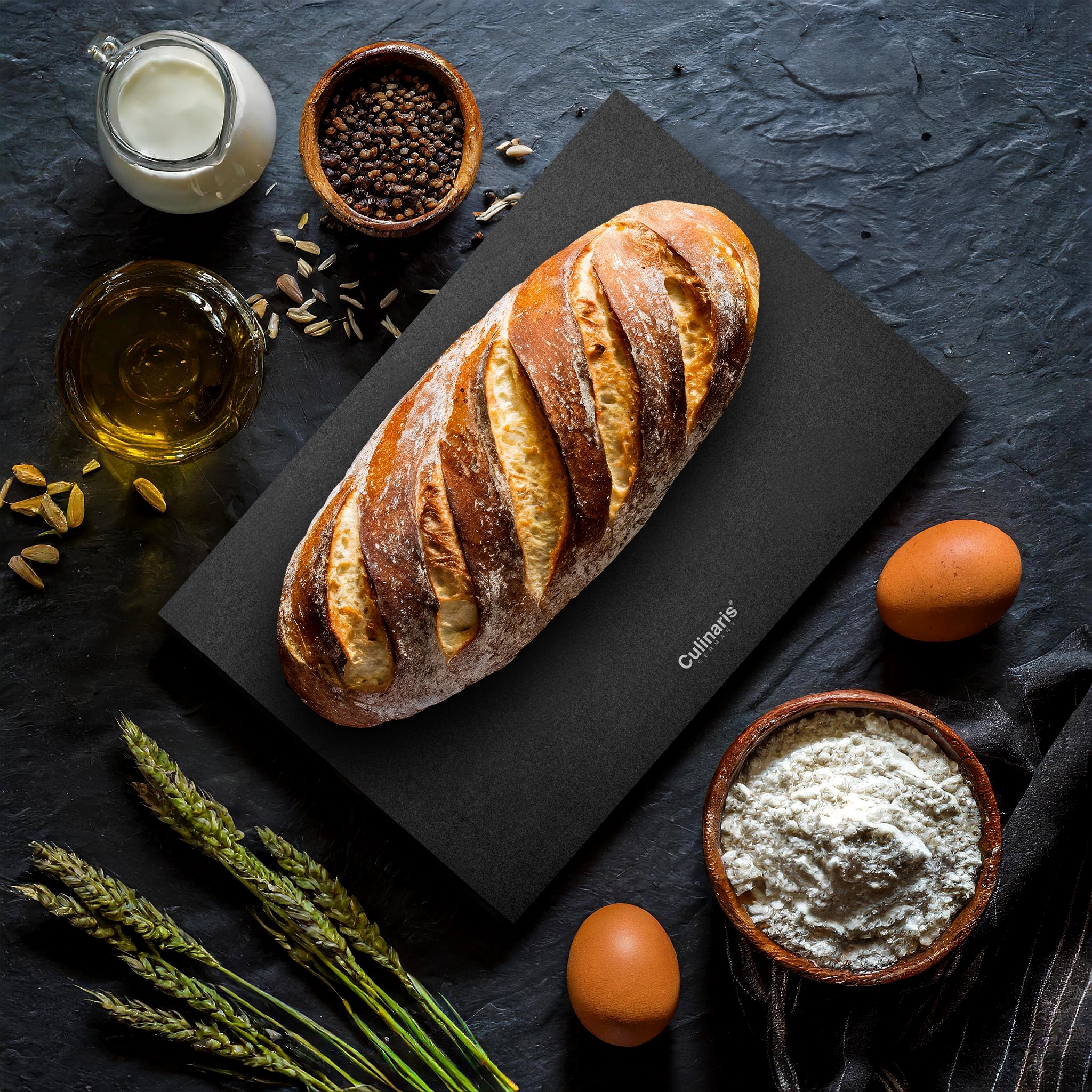 Cutting board NERO - 30 x 20 x 0,7 cm | Culinaris Cutting board NERO - 30 x 20 x 0,7 cm | Culinaris