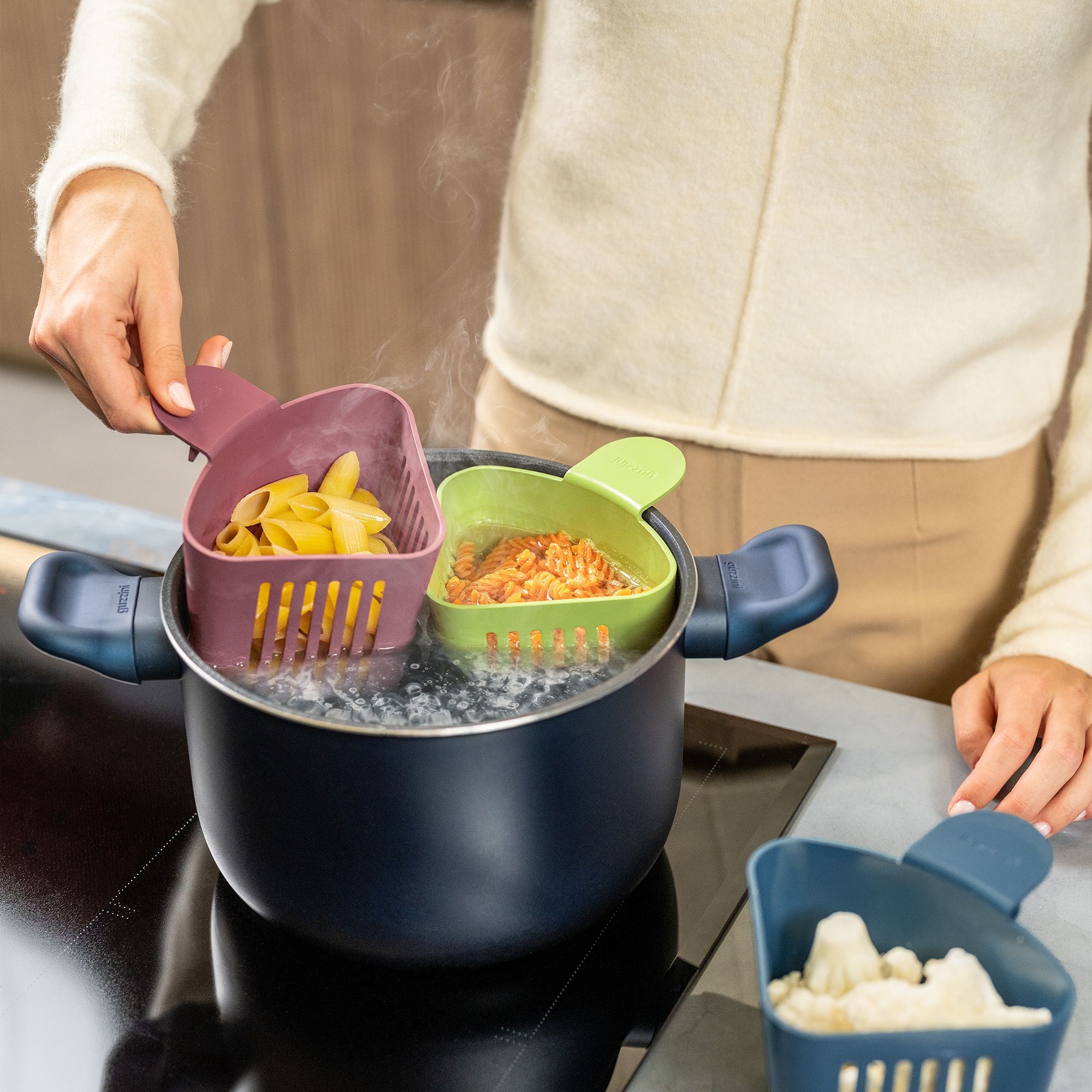Guzzini – Frying pan, Ø 16 cm, ‘COOK&COLOR’ - Black