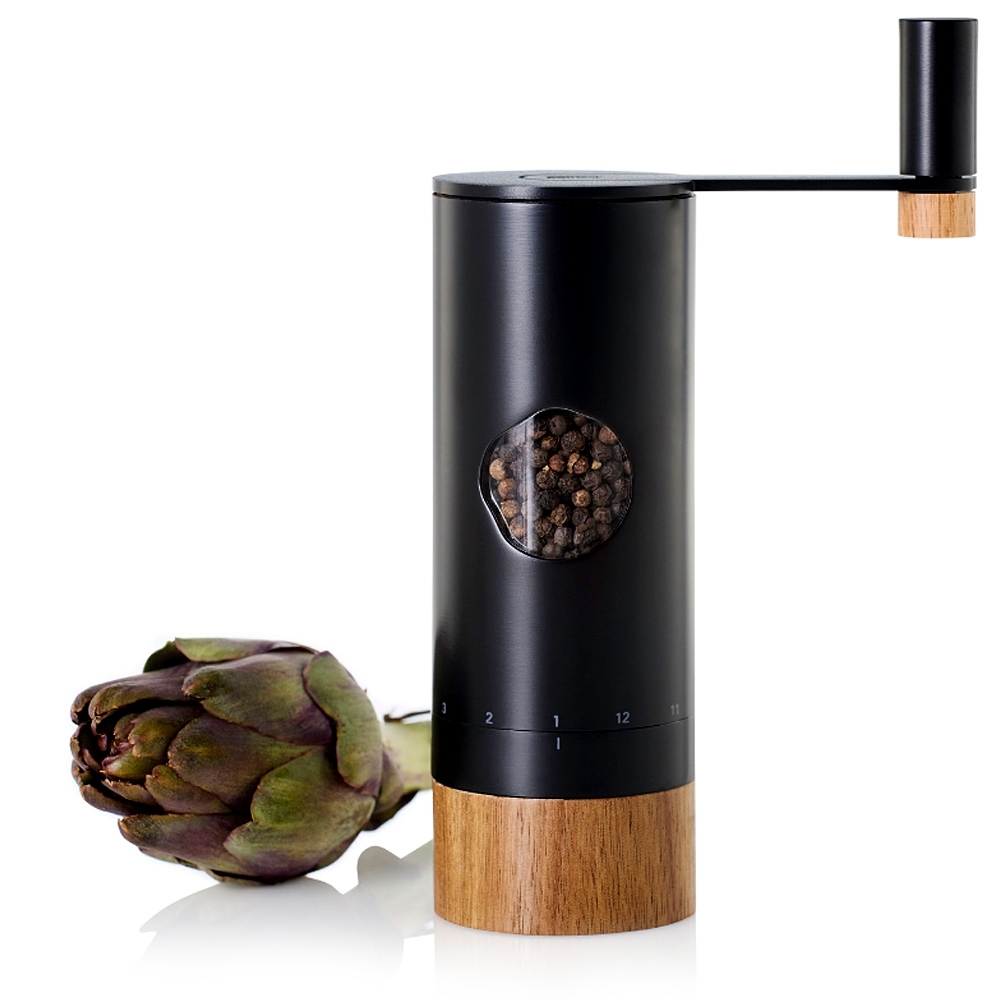 AdHoc PowerMill Black Getriebemühle für Pfeffer oder Salz