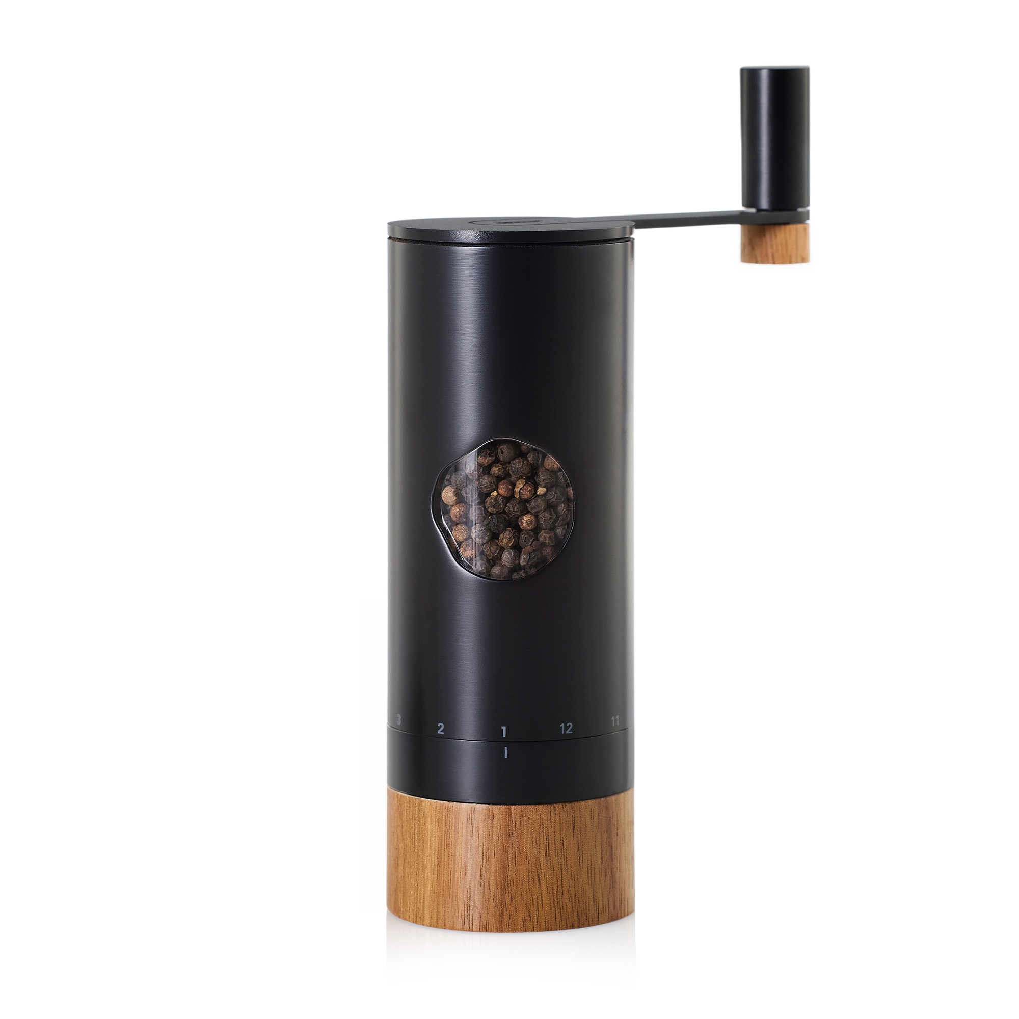 AdHoc PowerMill Black Getriebemühle für Pfeffer oder Salz