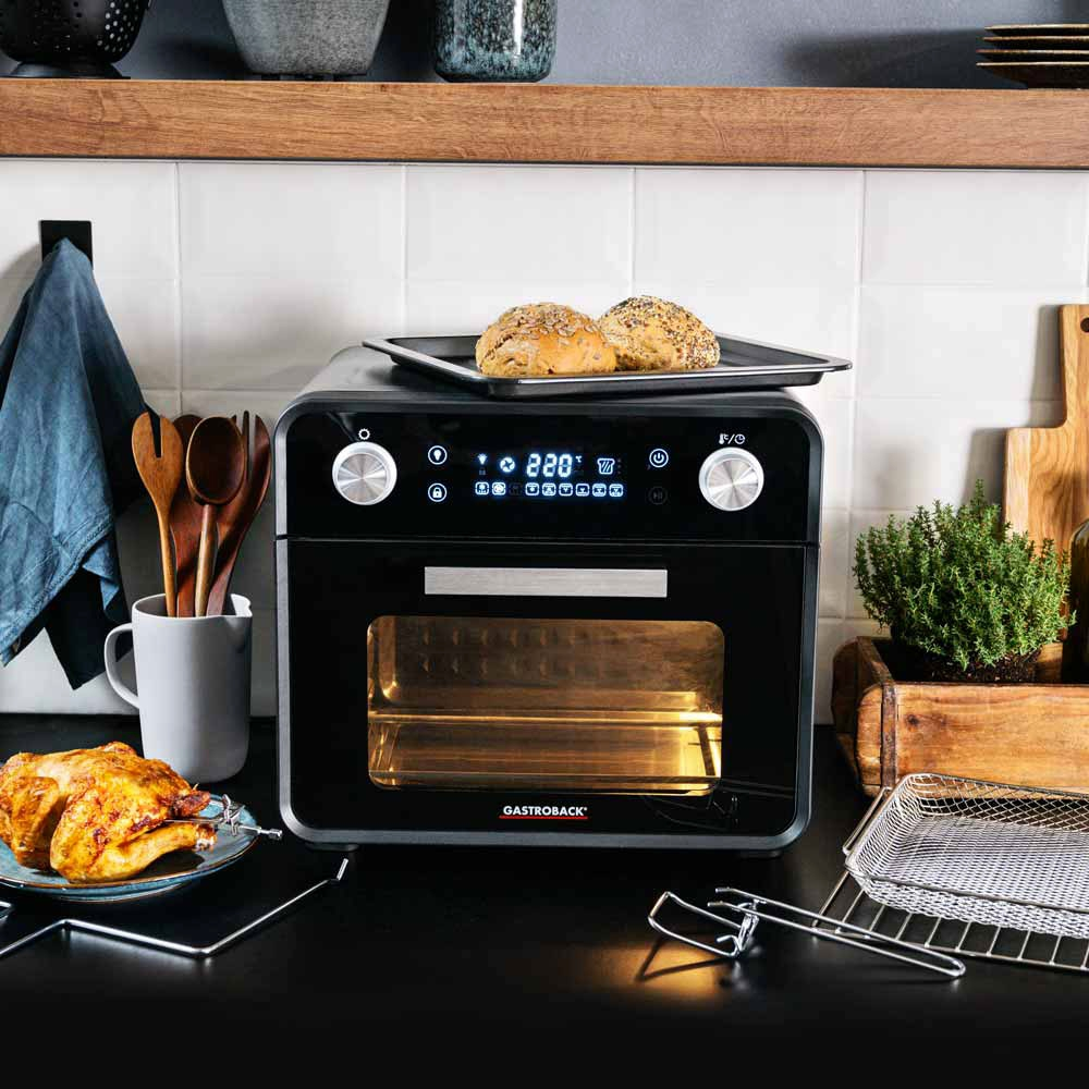 Compact Gastroback mini oven in modern kitchen