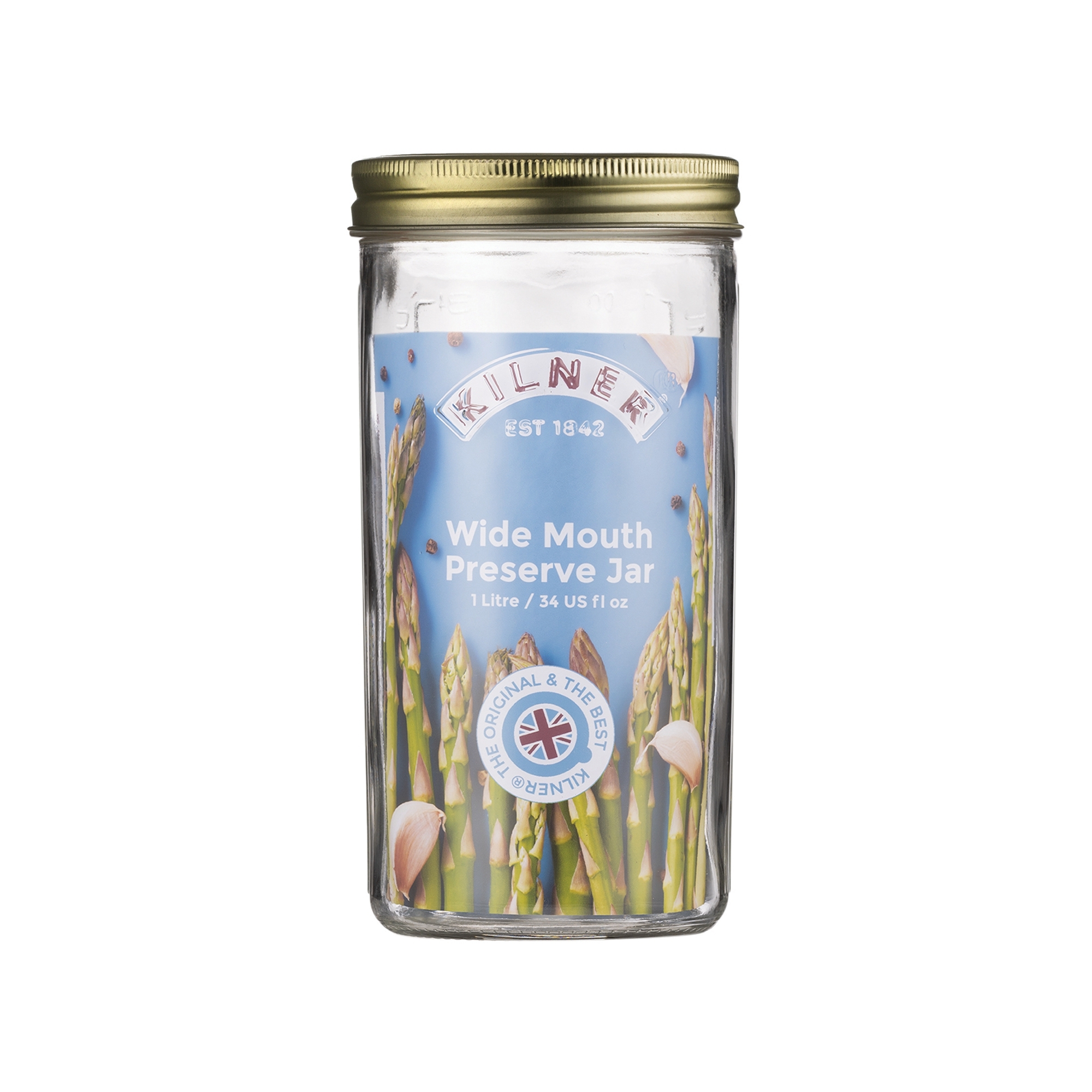 Kilner - Wide Mouth Preserve Jar - 1 L Kilner - Wide Mouth Preserve Jar - 1 L