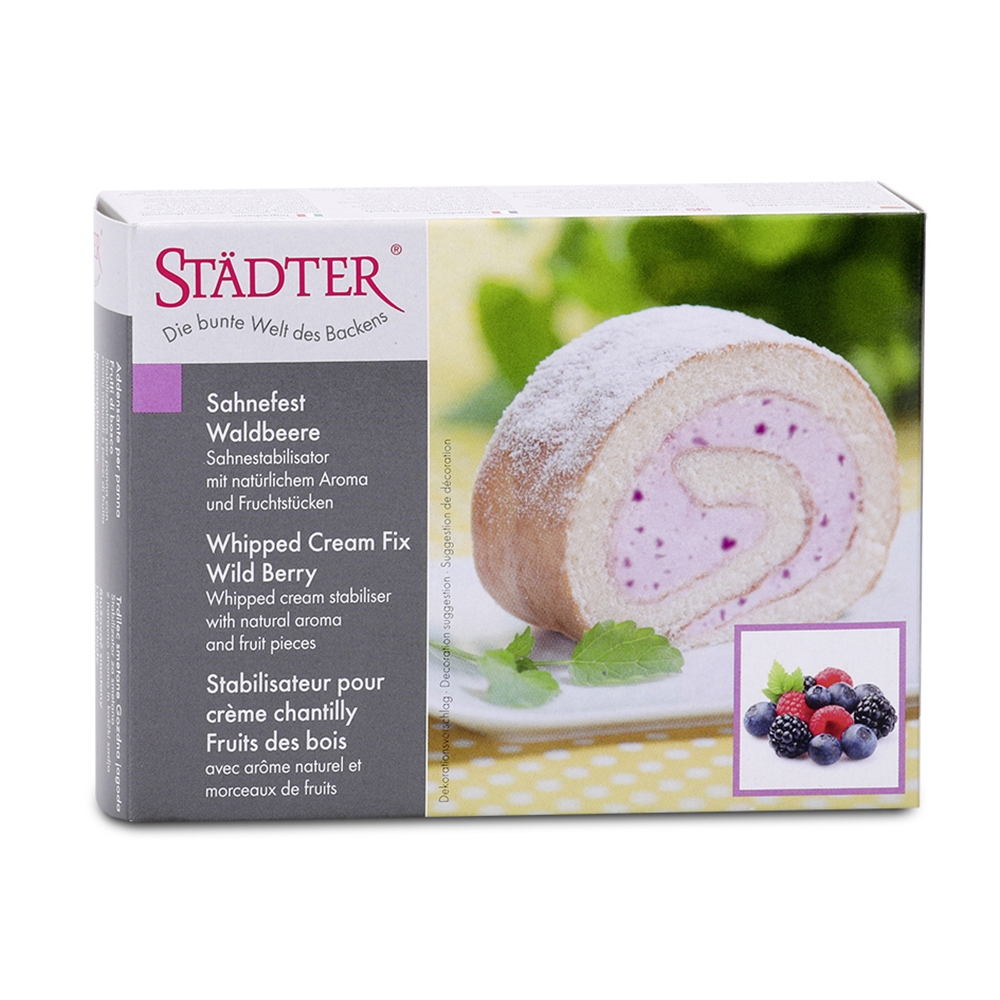 Städter - Whipped cream stabiliser Wildberry - 125 g Städter - Whipped cream stabiliser Wildberry - 125 g