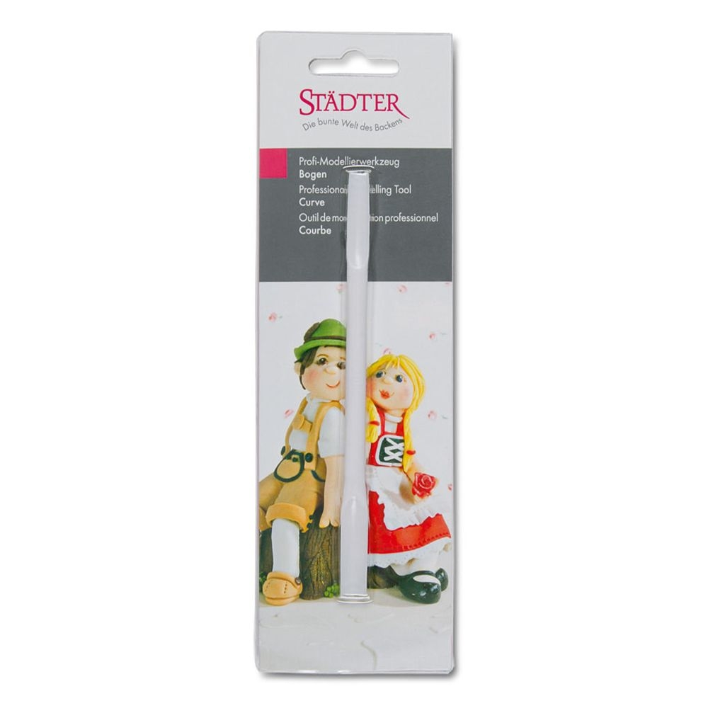 Städter - Modellierwerkzeug Bogen - Weiß - 14 cm Städter - Modellierwerkzeug Bogen - Weiß - 14 cm