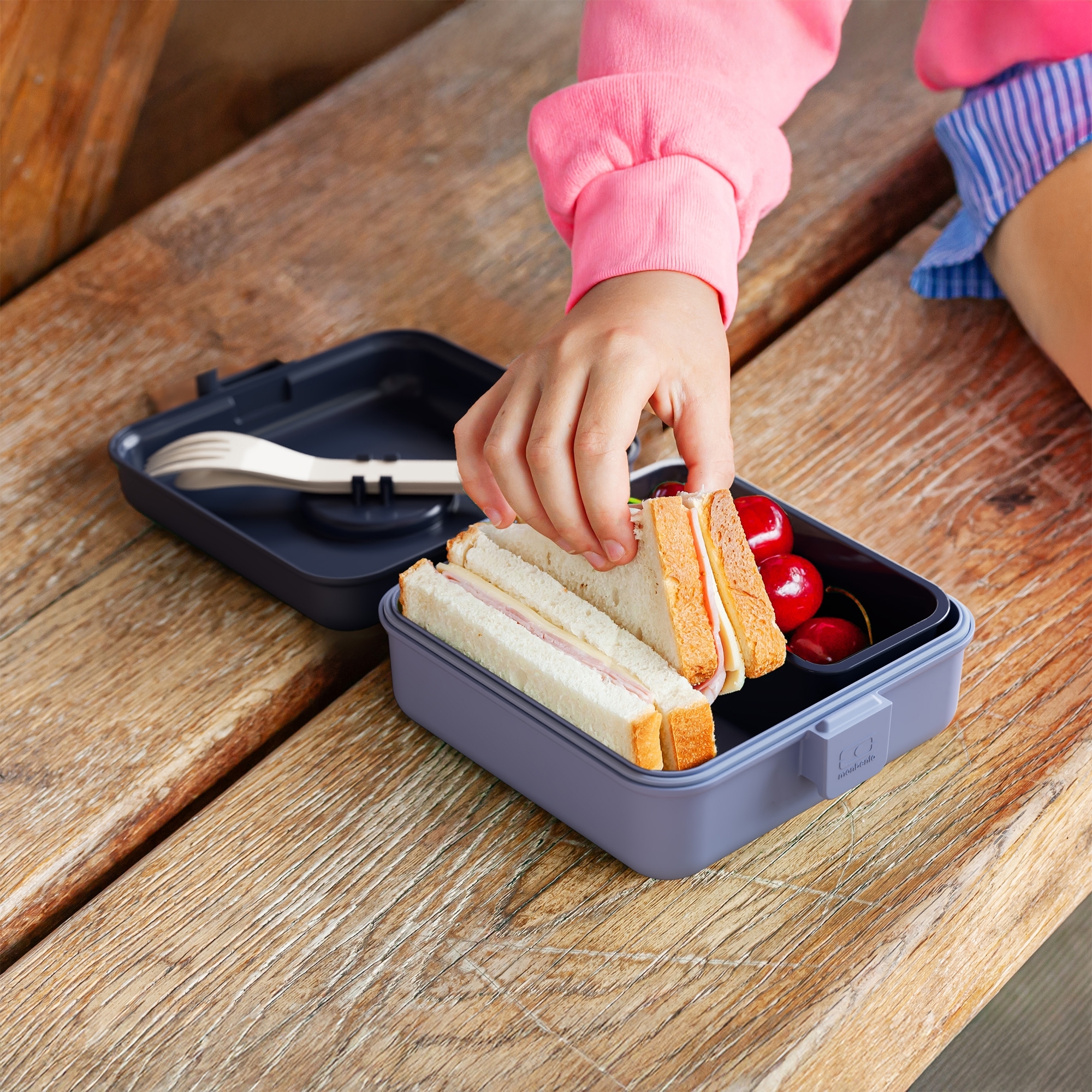 monbento - MB Snacky - Lunchbox - Blue Infinity