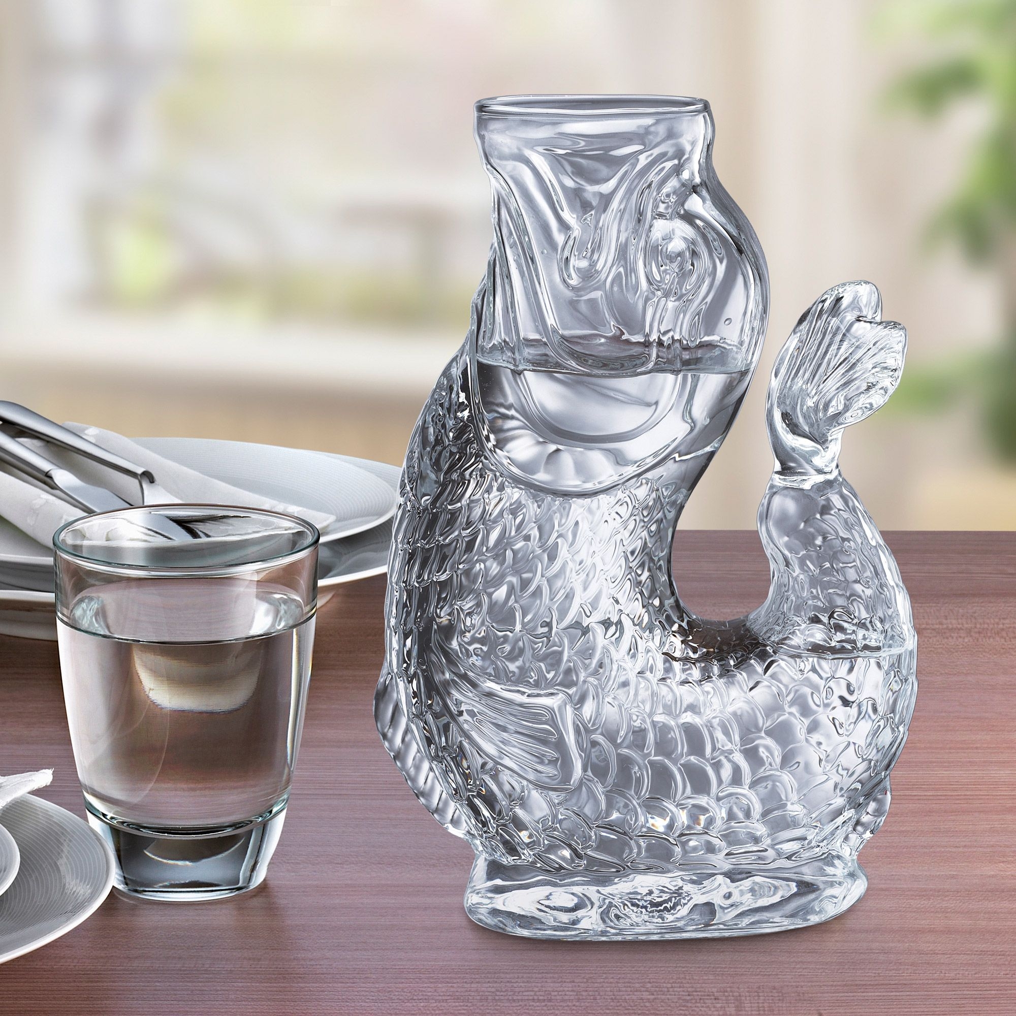 cilio - Water carafe NEMO - transparent