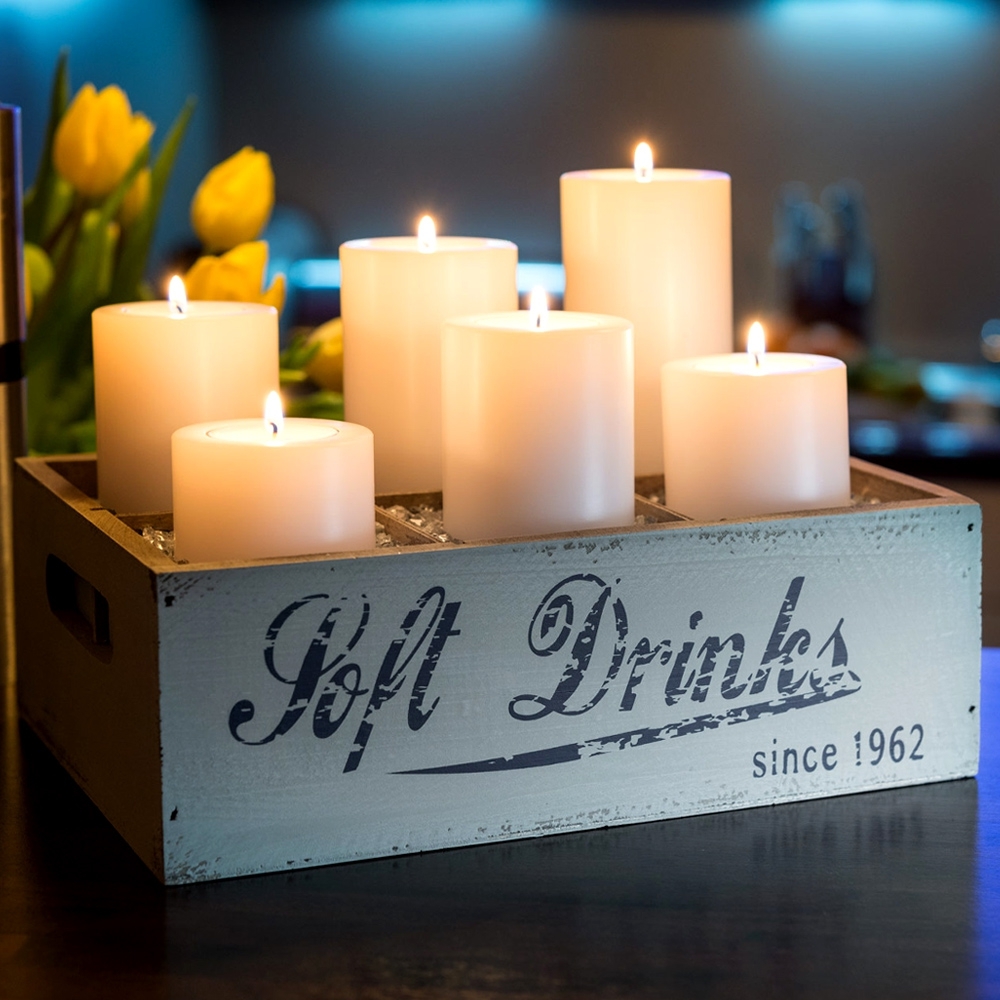 Qult Farluce Trend - Tealight Candle Holder Ø 12 cm; H 35 cm