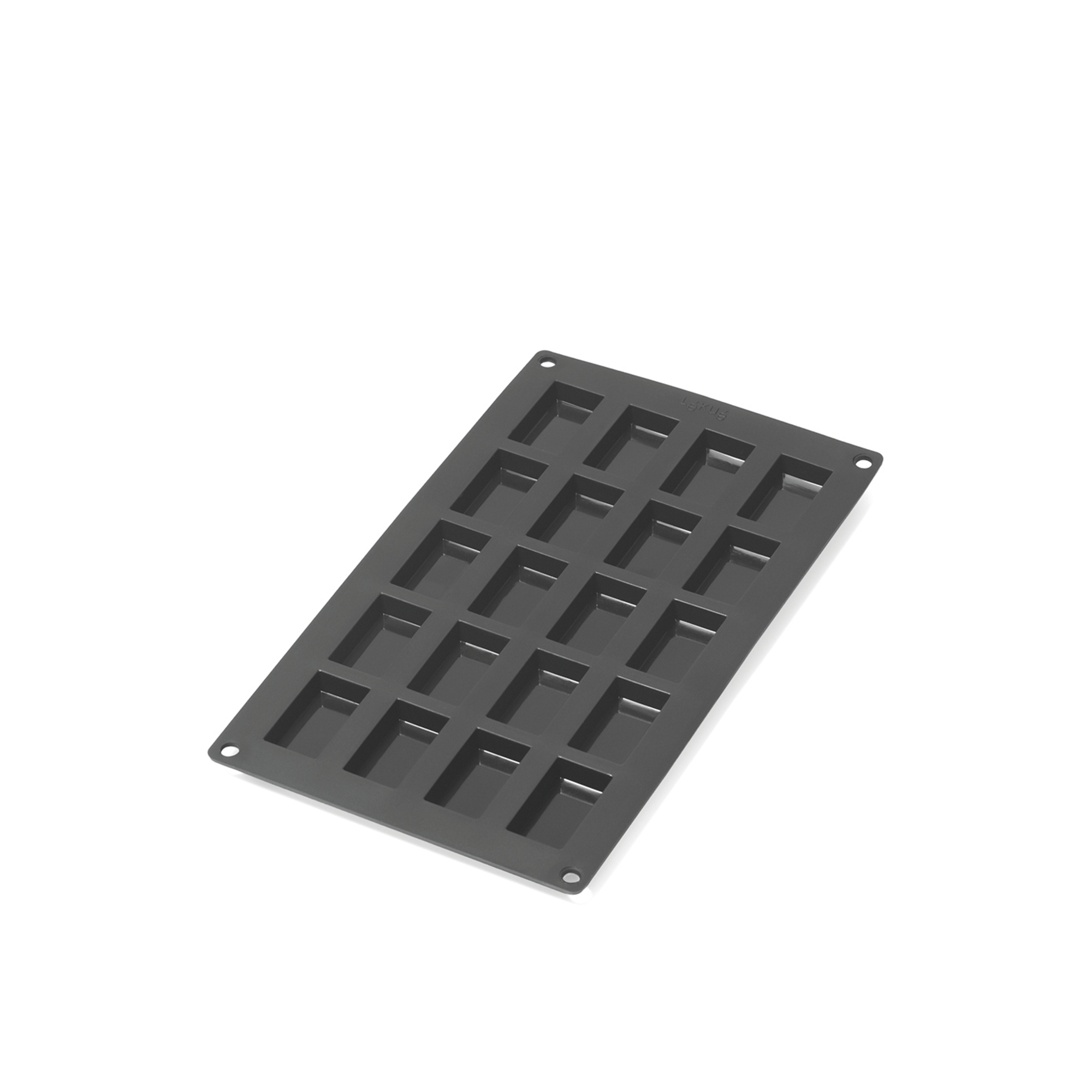 Lékué - silicone Financier baking mold, 20 cavities