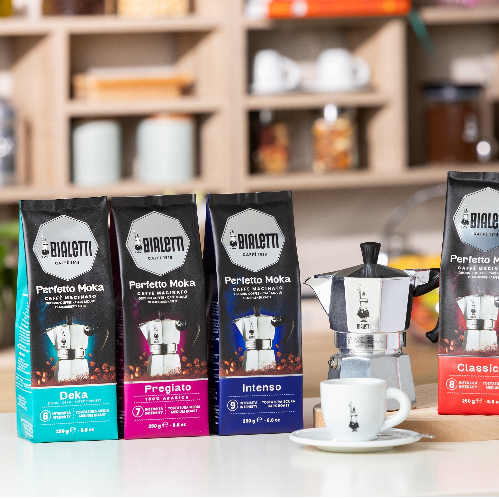 Bialetti - Perfetto Moka Pregiato, Kaffee gemahlen 250g
