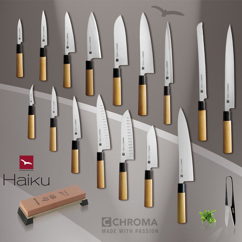 CHROMA Haiku Original - H-01 vegetable knife 8 cm