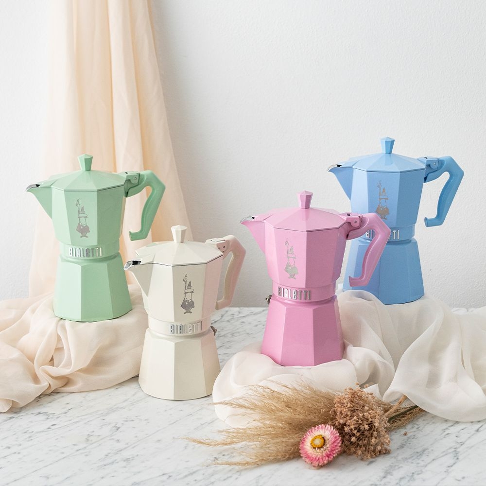 Bialetti - Espressokocher Moka Exclusive, 6 Tassen - grün