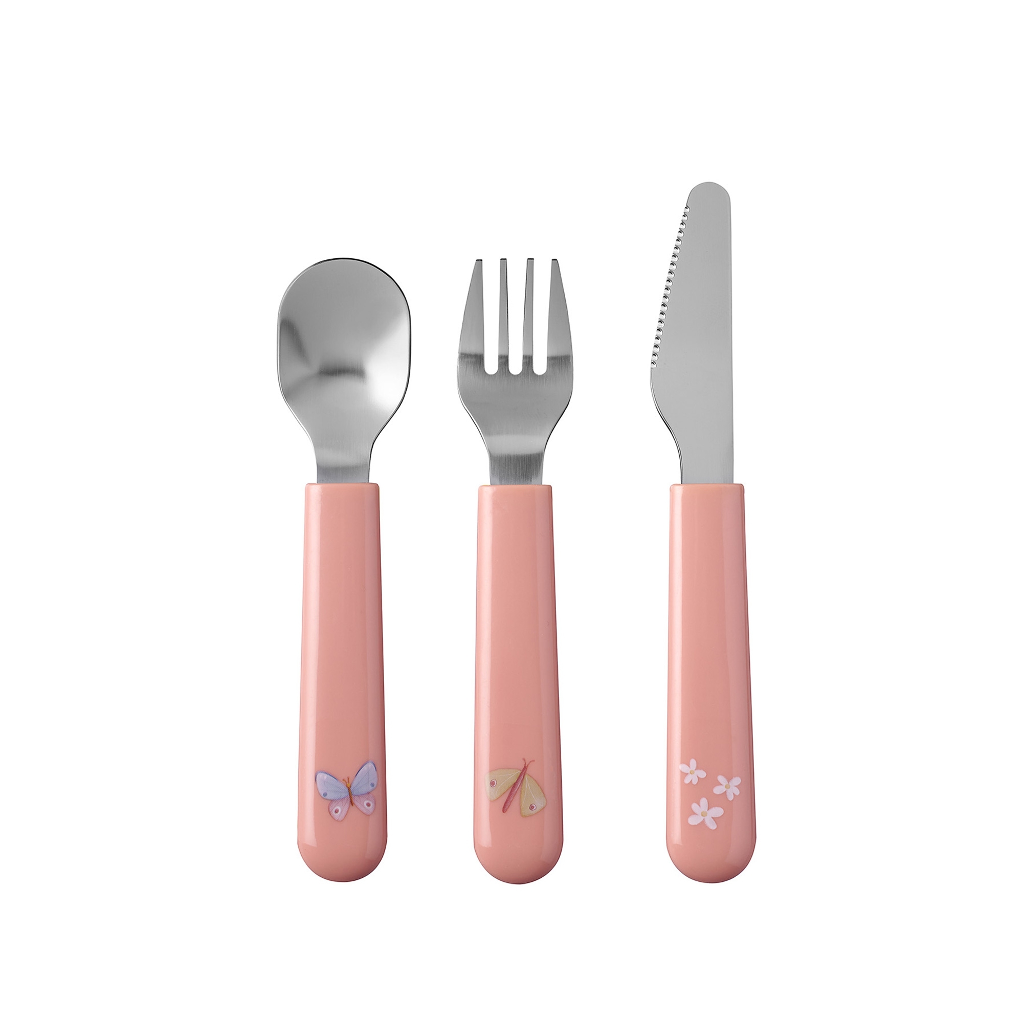 Mepal - Mio children's cutlery set 3 pieces - flowers & butterflies