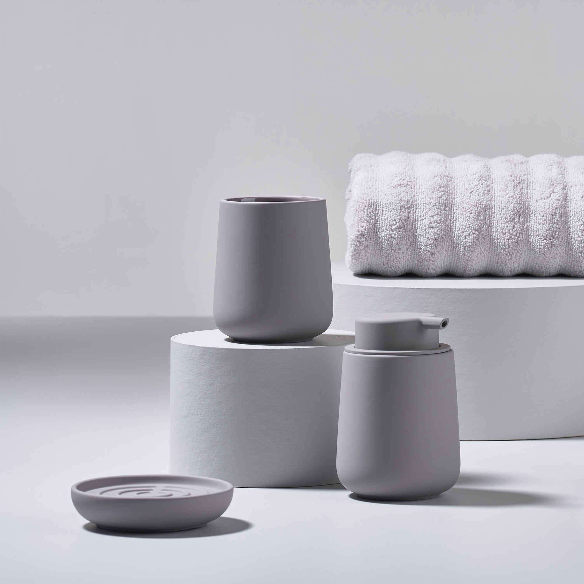 Zone - Nova Seifenschale - Gull Grey