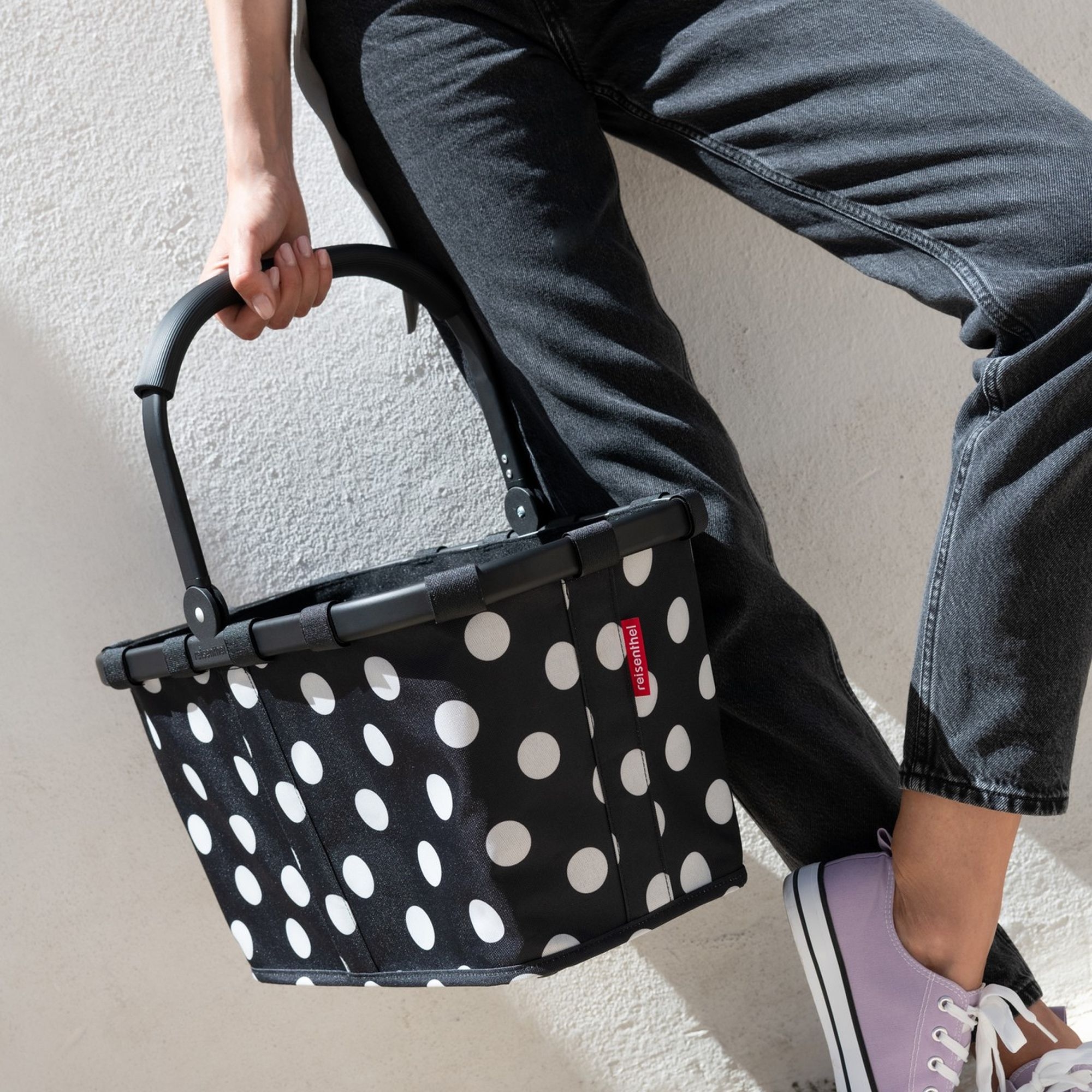 reisenthel - carrybag -  dots white reisenthel - carrybag -  dots white