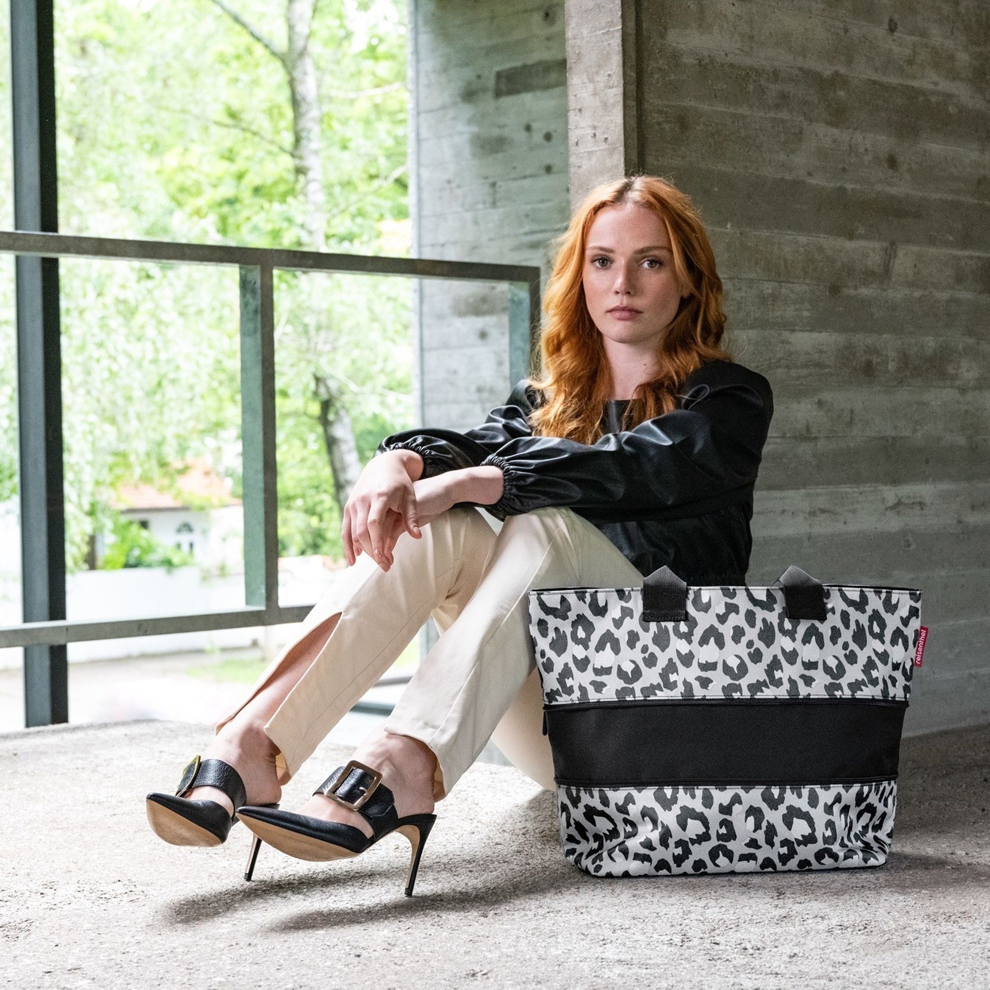 reisenthel - shopper e1 - leo nero