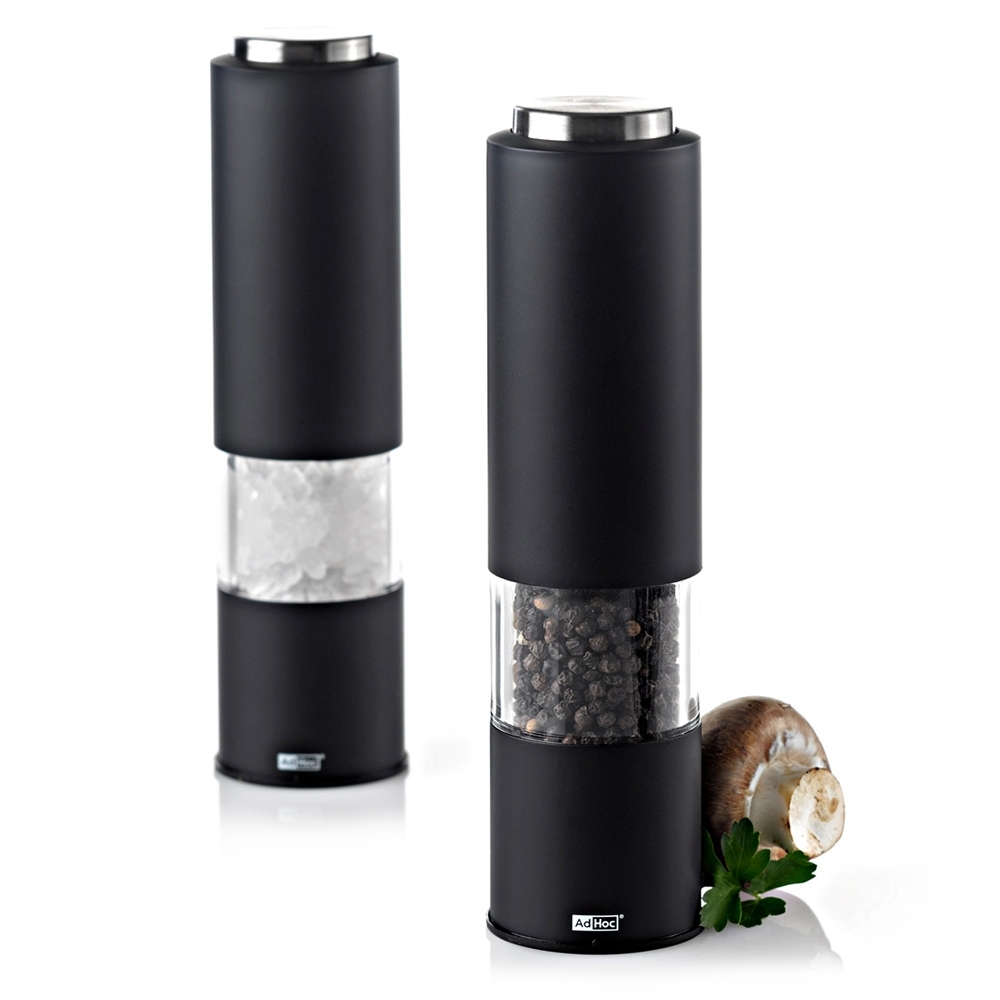 AdHoc electric pepper/salt mill TROPICA in black