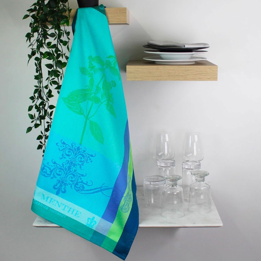 Garnier-Thiebaut Geschirrtuch - Brin de Menthe Chlorphylle Garnier-Thiebaut Geschirrtuch - Brin de Menthe Chlorphylle