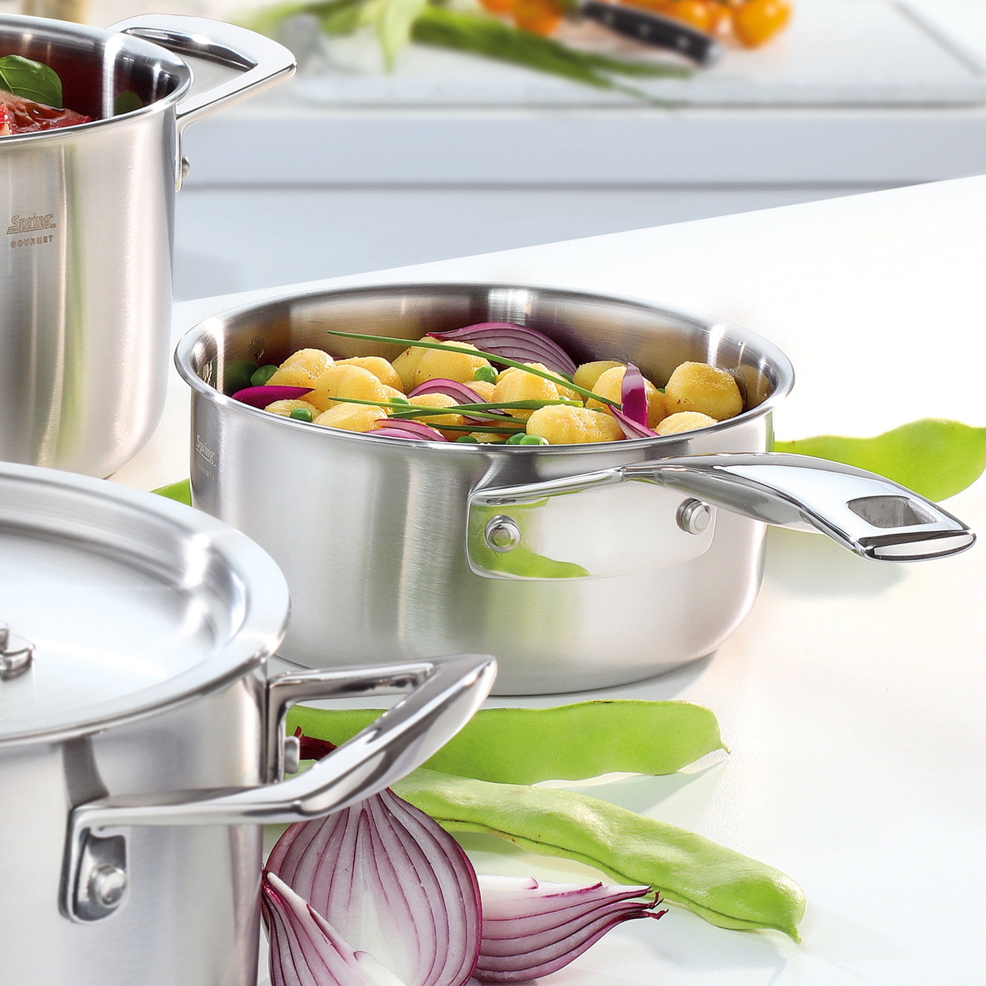 Spring - Stielkasserolle nieder GOURMET - 16 cm