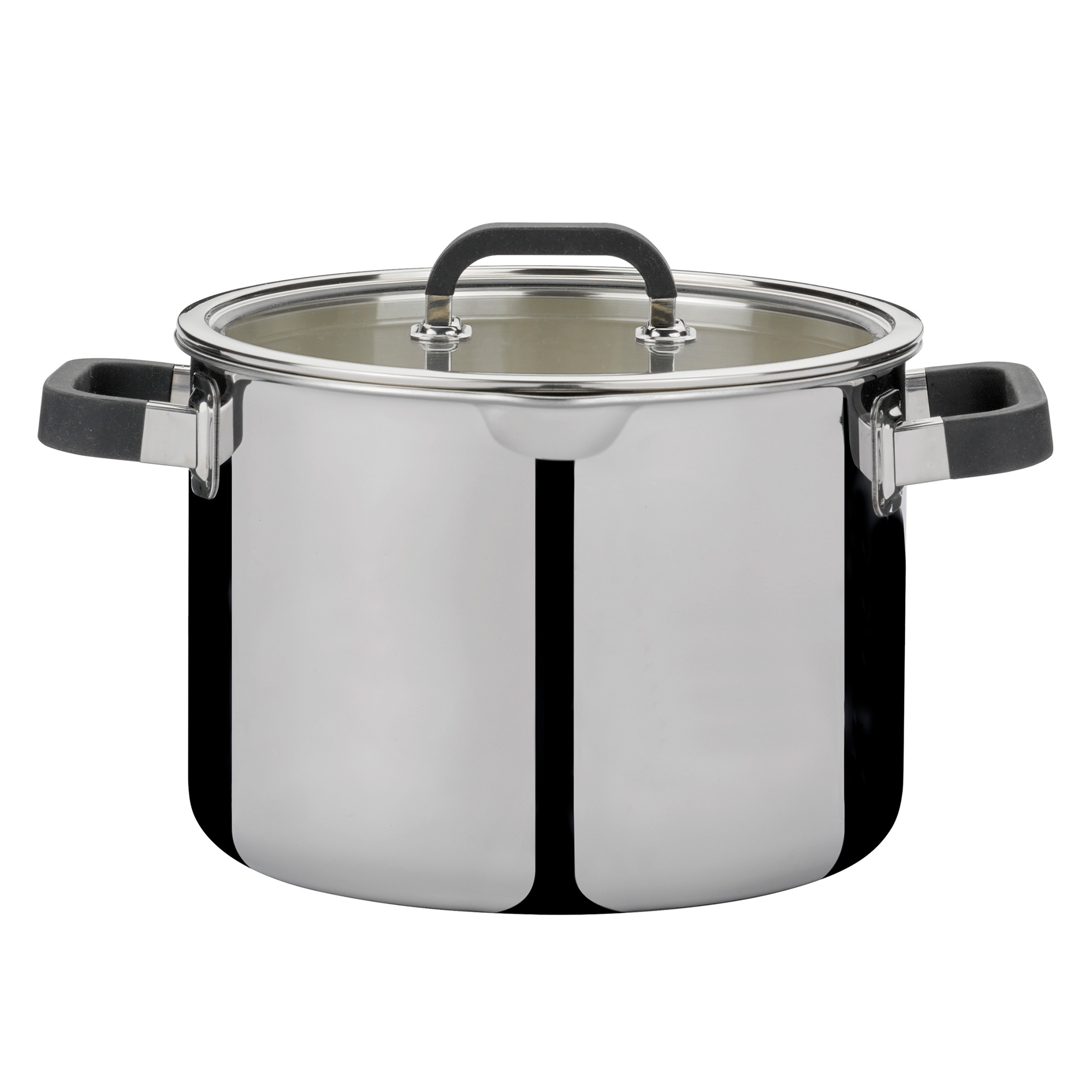 Spring - FUSION2+- Cooking pot high with glass lid 24 cm