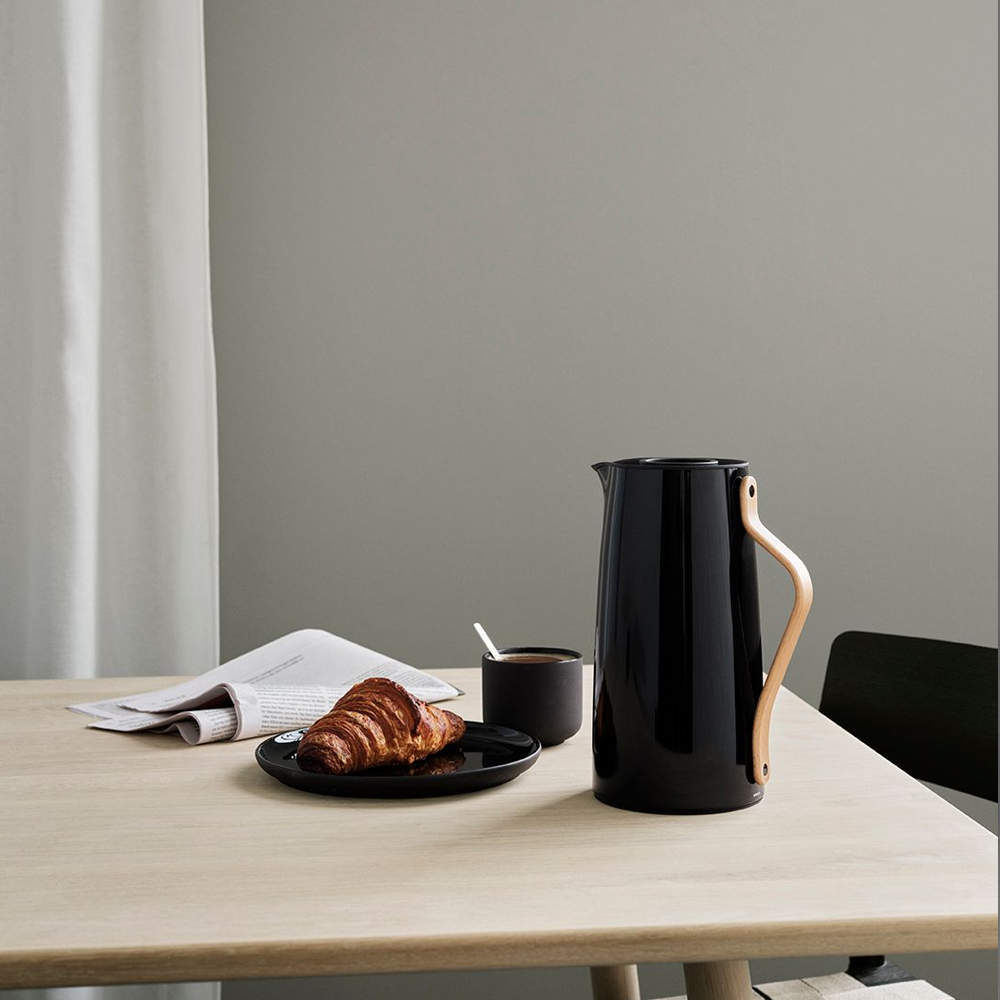 Stelton - Emma - Kaffeeisolierkanne 1,2 L - Schwarz