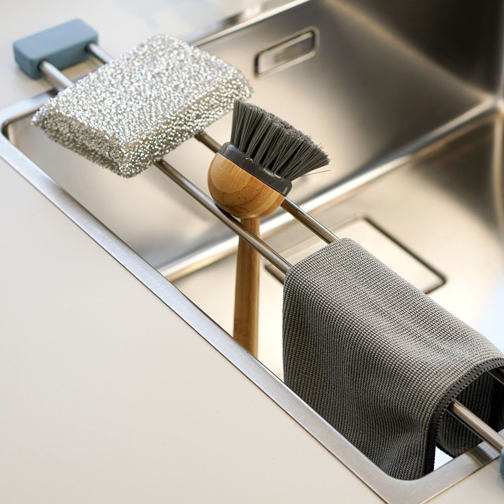 Brainstream - drip.line | Spültuchhalter & Abtropfer | Blau