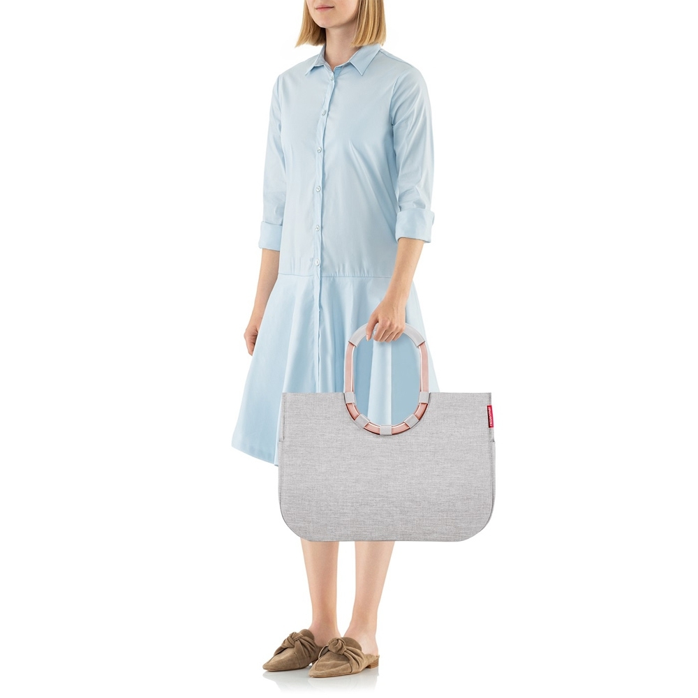 reisenthel - loopshopper L - frame twist sky rose