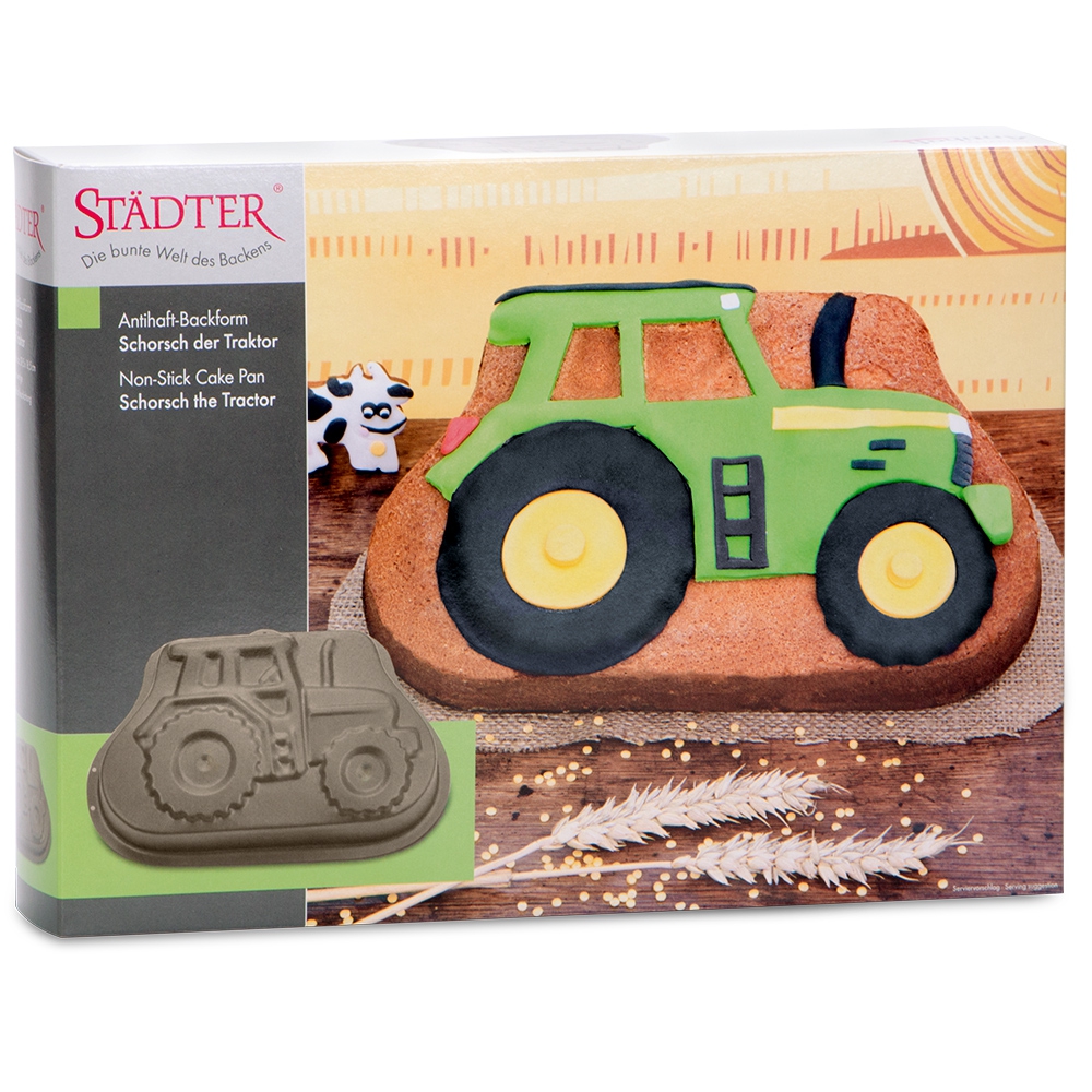 Städter - Cake mould Schorsch the tractor - 29,5 x 18 x 6 cm - 2.000 ml