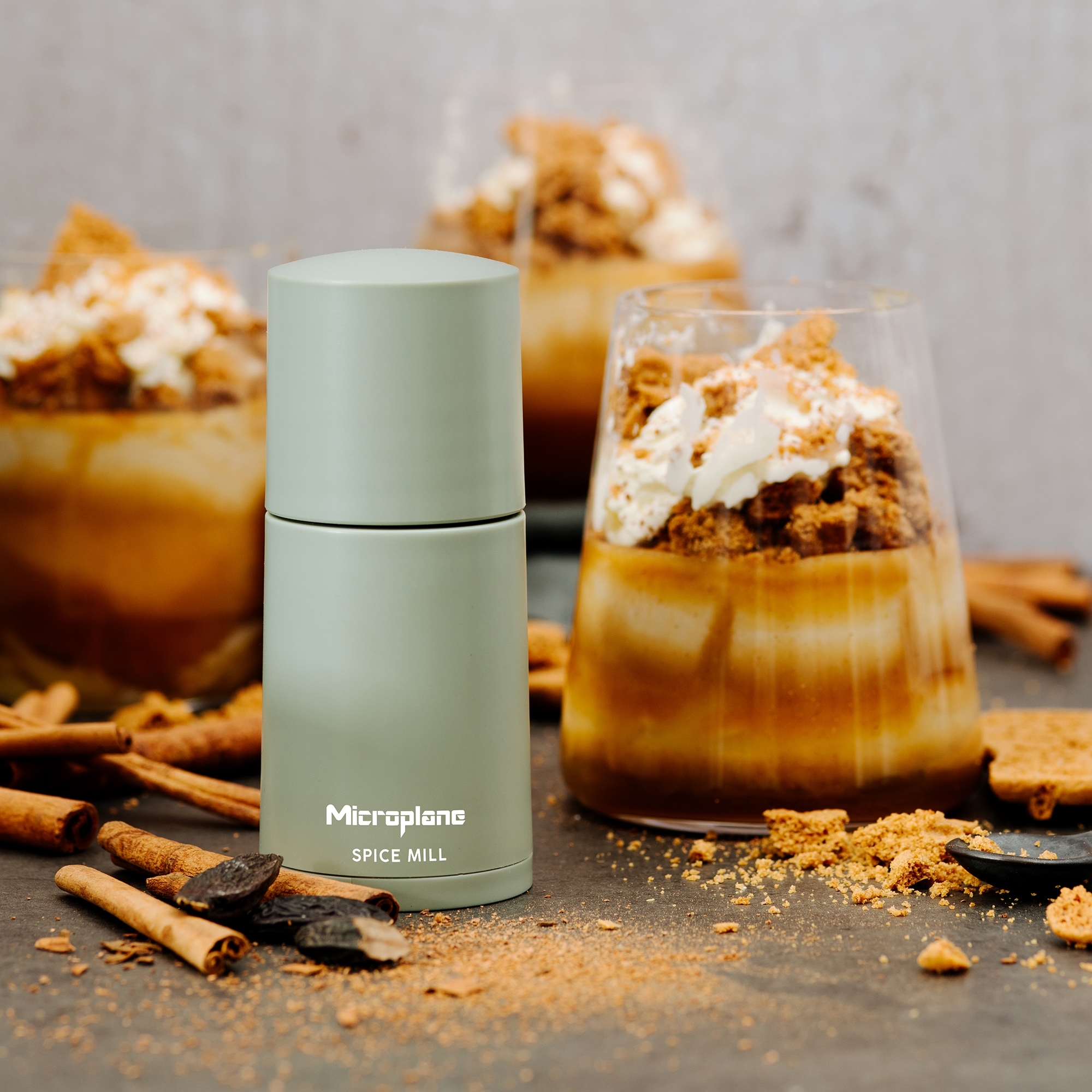 Microplane - Nutmeg mill 2in1 - Sage Green